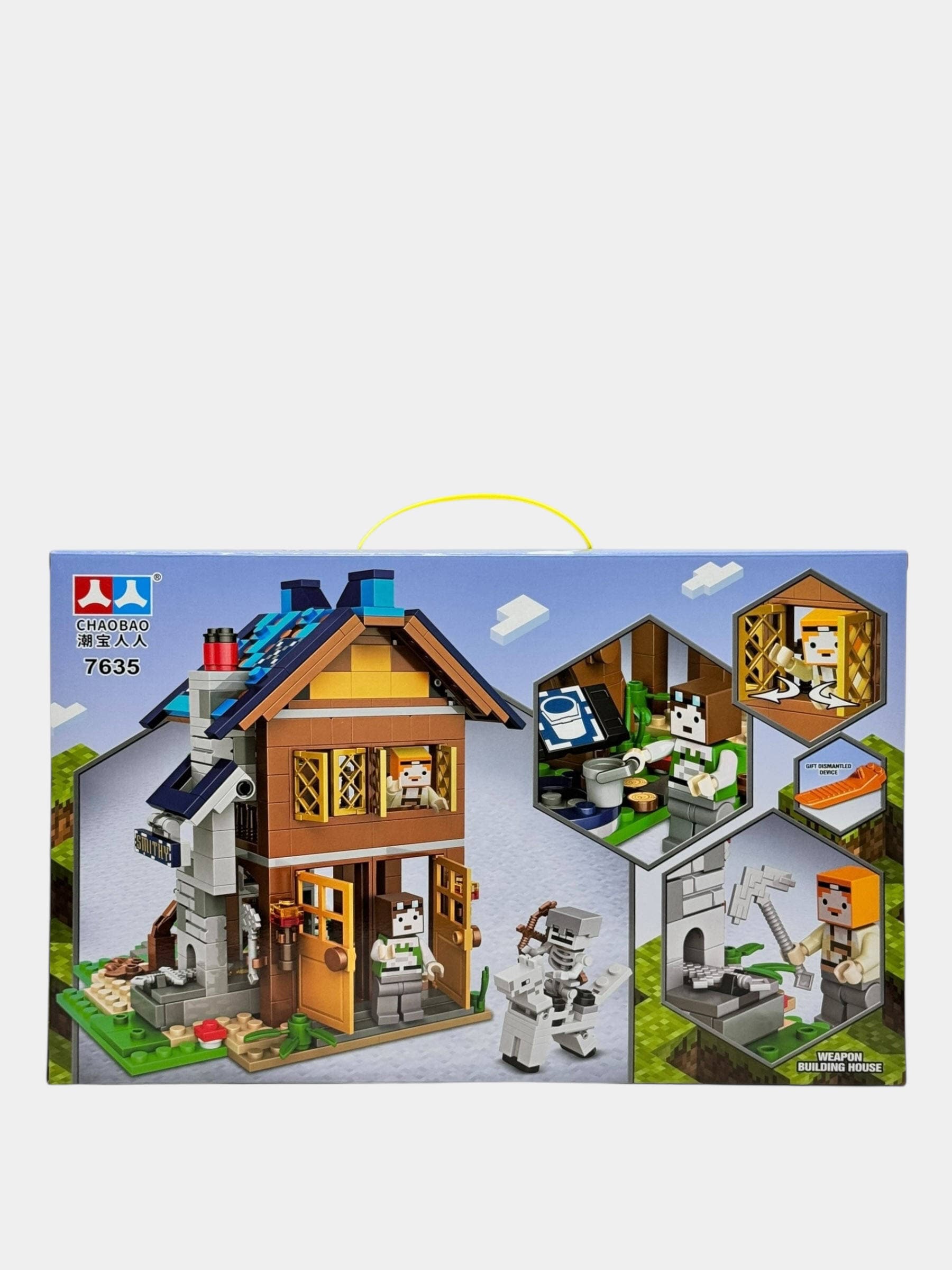 Конструктор Minecraft 504 детали для творческих игр, развивающий набор 6+ — фото 3