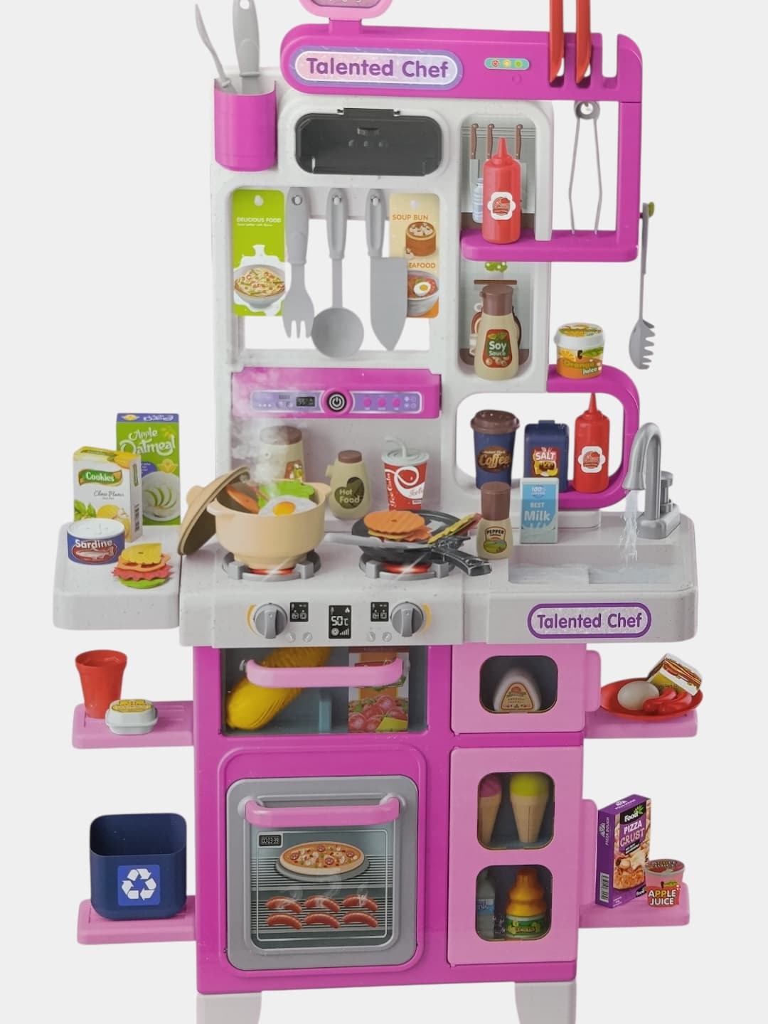 Детская игровая кухня Chef Kitchen, с аксессуарами и звуком, для ролевых игр от 3 лет — фото 5