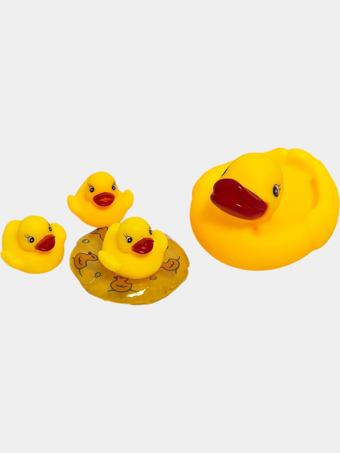 Детский круг для плавания Duck желтый безопасный надувной для детей 6-36 мес. — фото 2