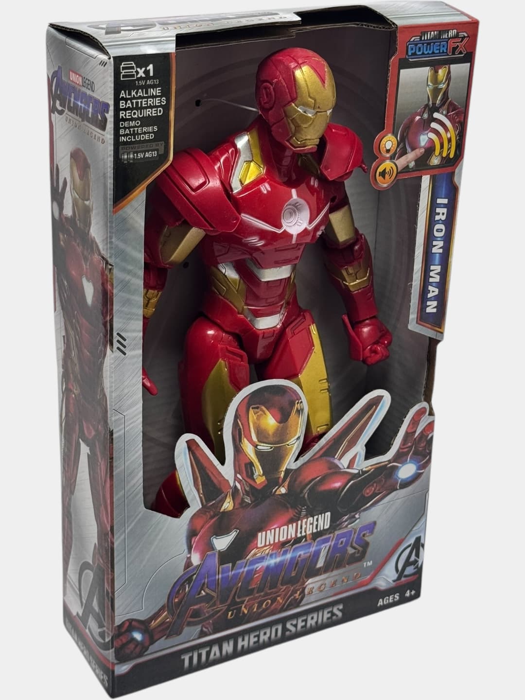Фигурка героя Hulk Titan Hero с звуком 30 см мускулистая зеленая. — фото 5
