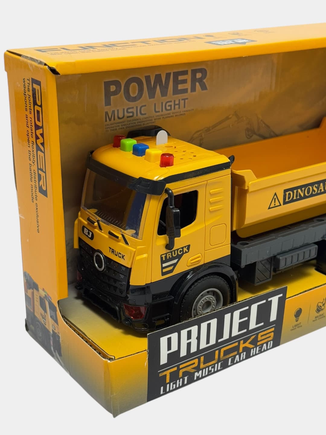 Строительный самосвал Project Trucks, Свето-музыкальный, Для детей от 3 лет, Развивающая игрушка — фото 5