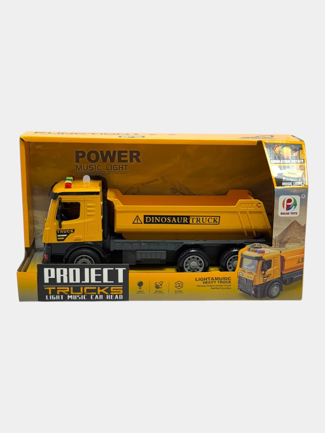 Строительный самосвал Project Trucks, Свето-музыкальный, Для детей от 3 лет, Развивающая игрушка — фото 7