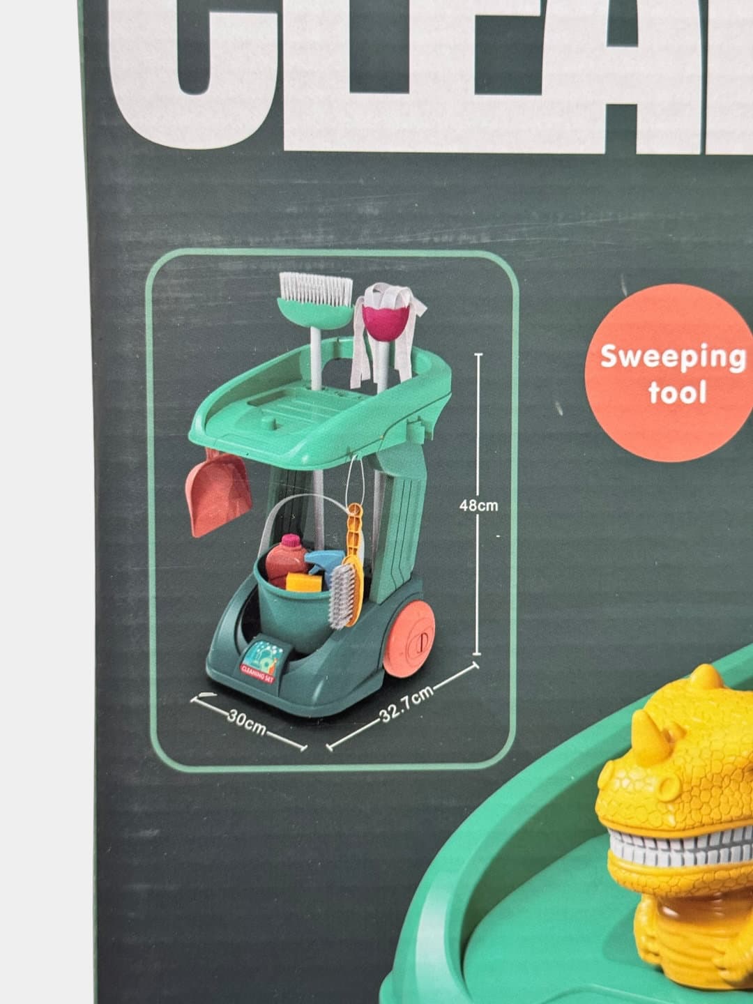 Детский игровой набор для уборки с тележкой Cleaning Set и аксессуарами — фото 2