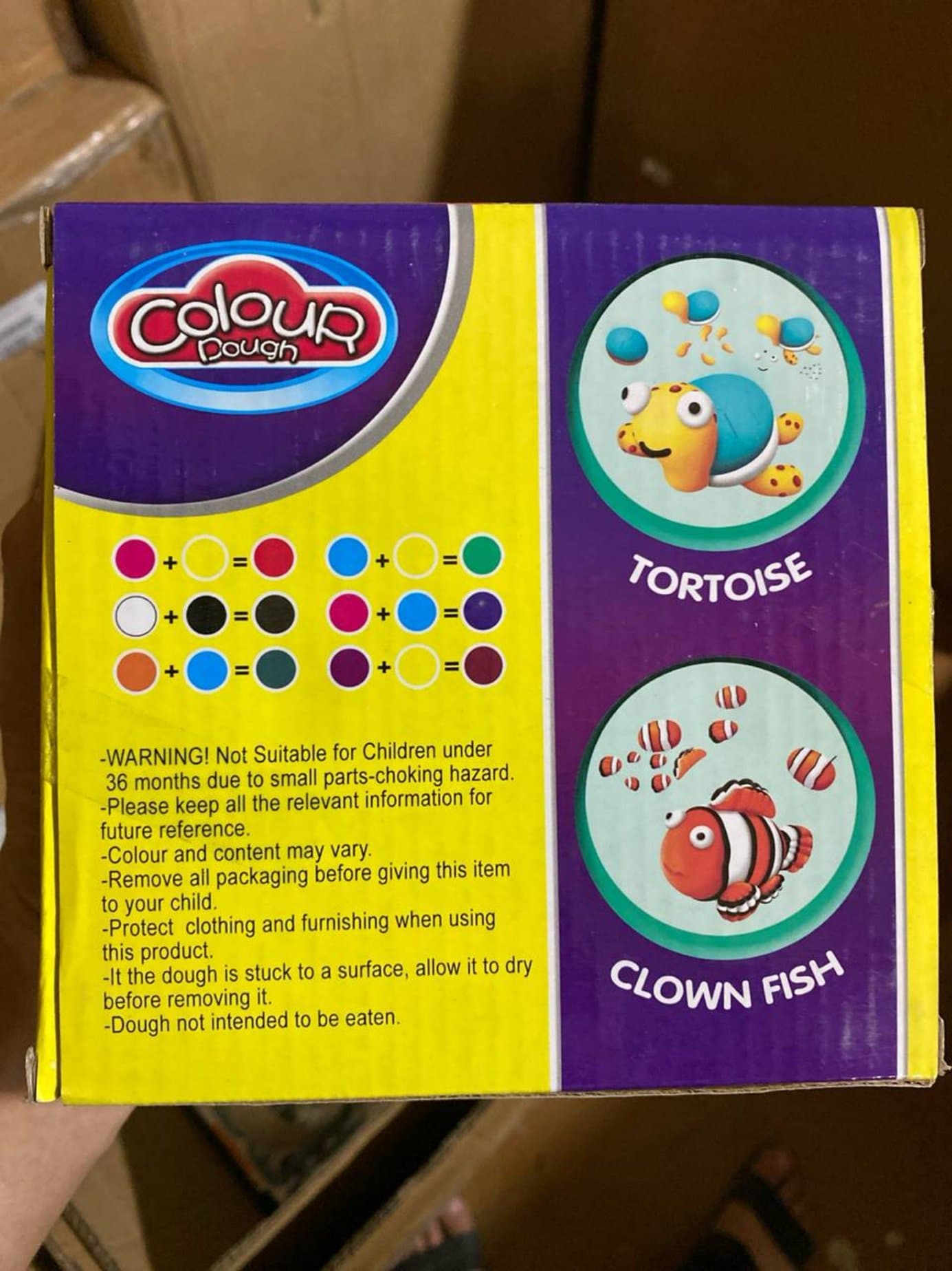 Мягкий пластилин Colour Dough, Набор 4 цвета, Для детей от 3 лет, Лепка — фото 2