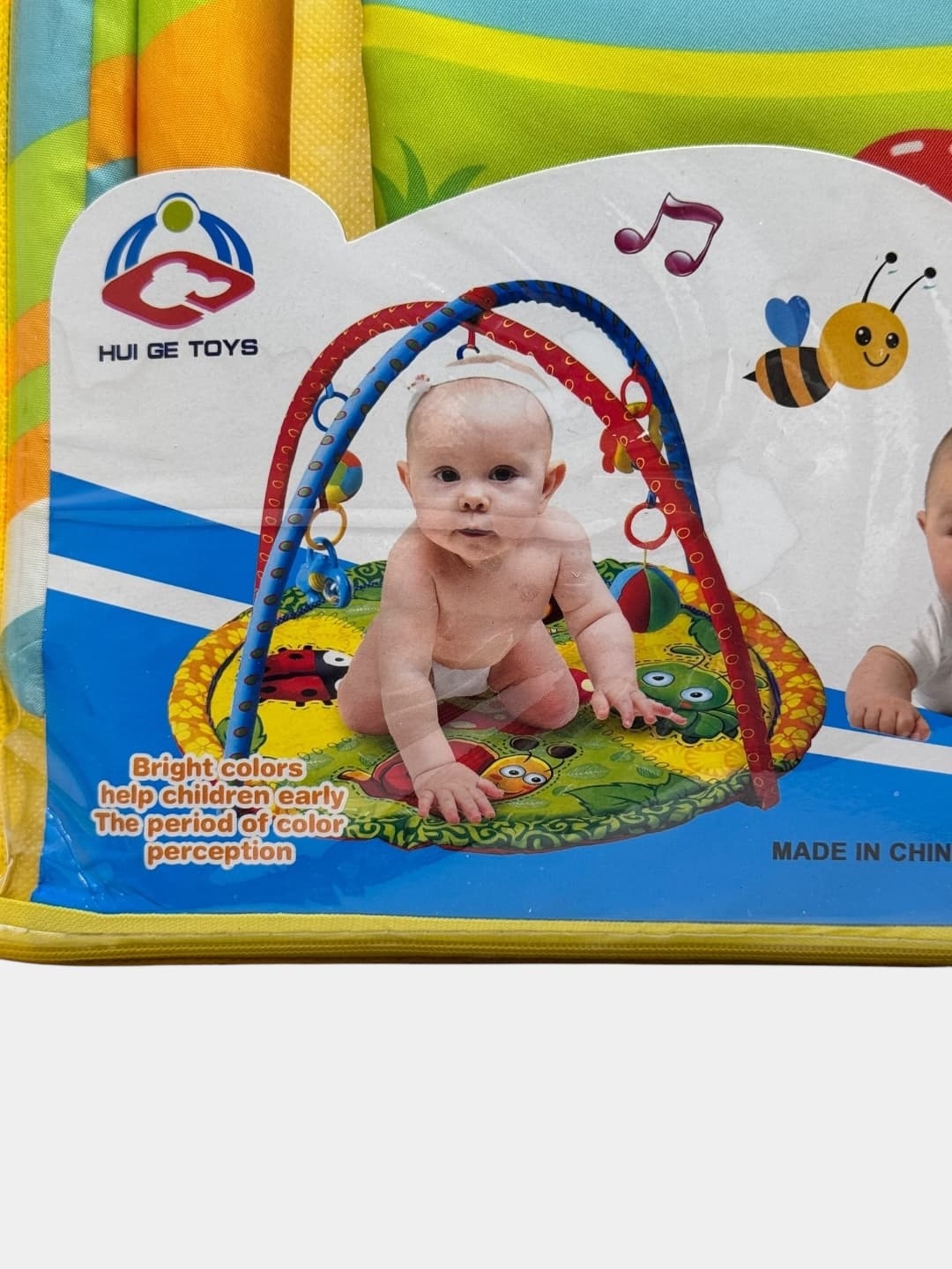 Развивающий коврик Baby Art, Для новорожденных, Tummy time, С погремушками — фото 2