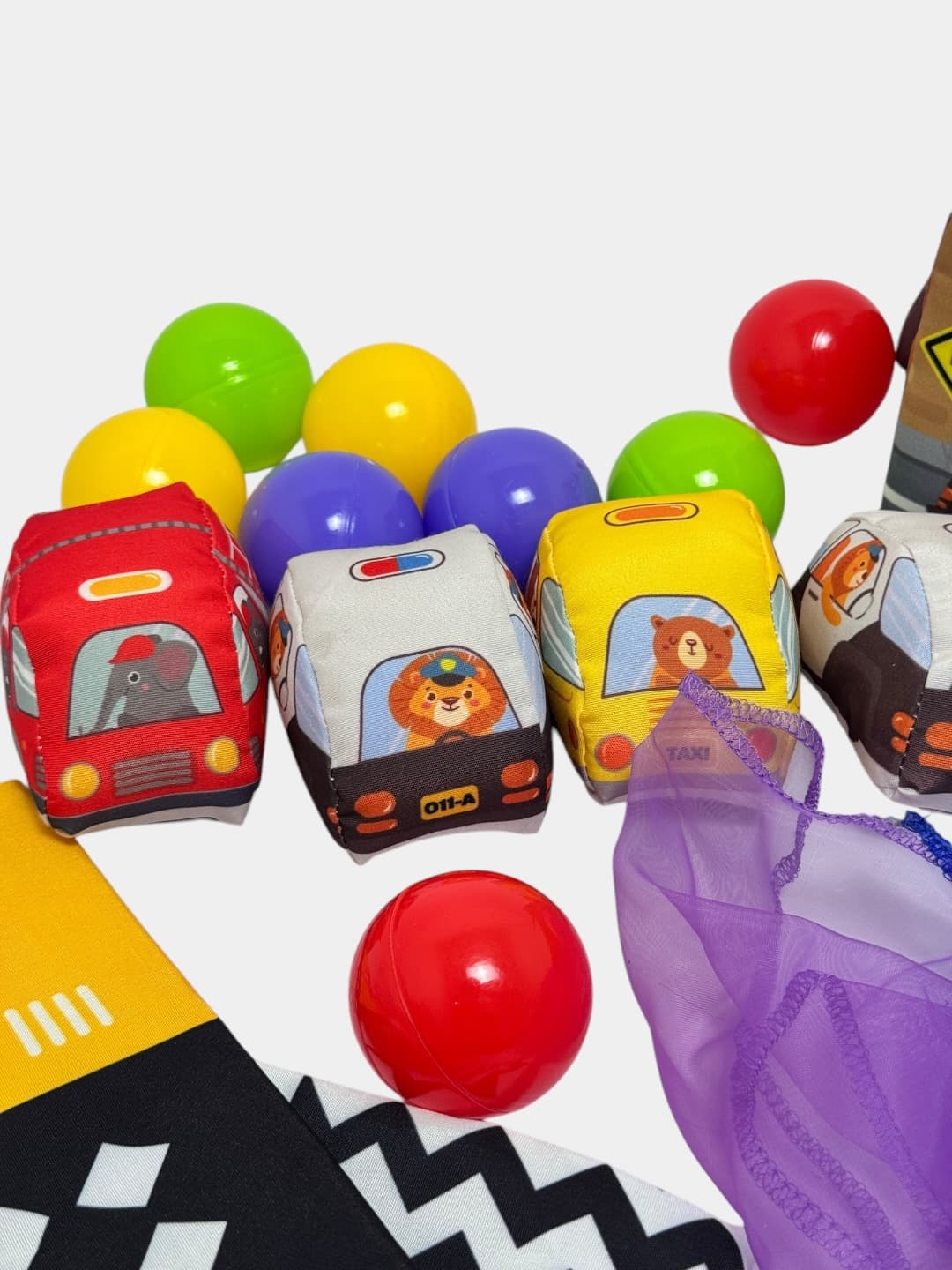 Набор сенсорики для малышей, Развитие моторики и ощущений, Для детей от 6 месяцев — фото 6