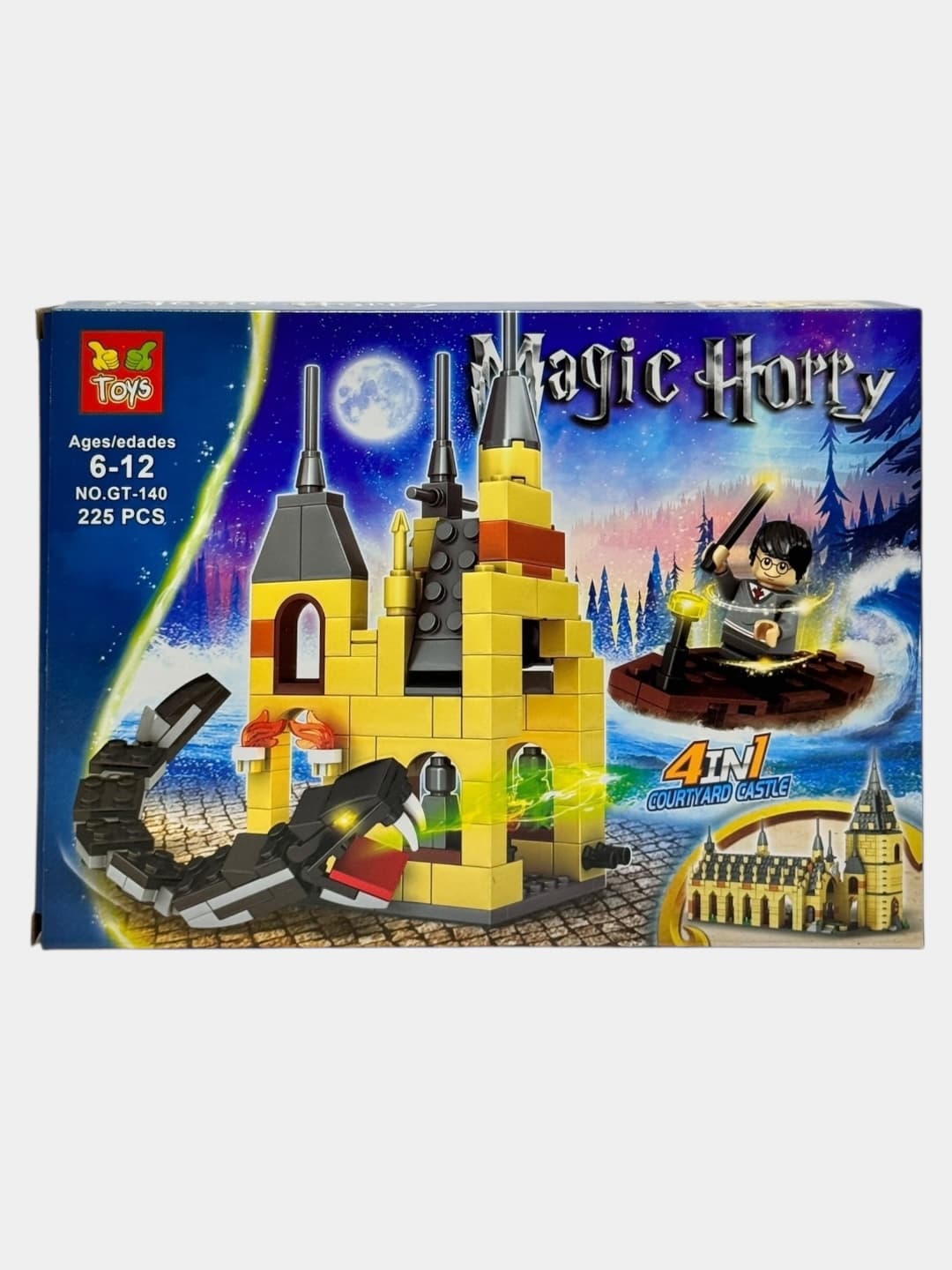 Конструктор Гарри Поттер Magic Wizard Замок Хогвартс с фигуркой Гермионы, 236 деталей — фото 3