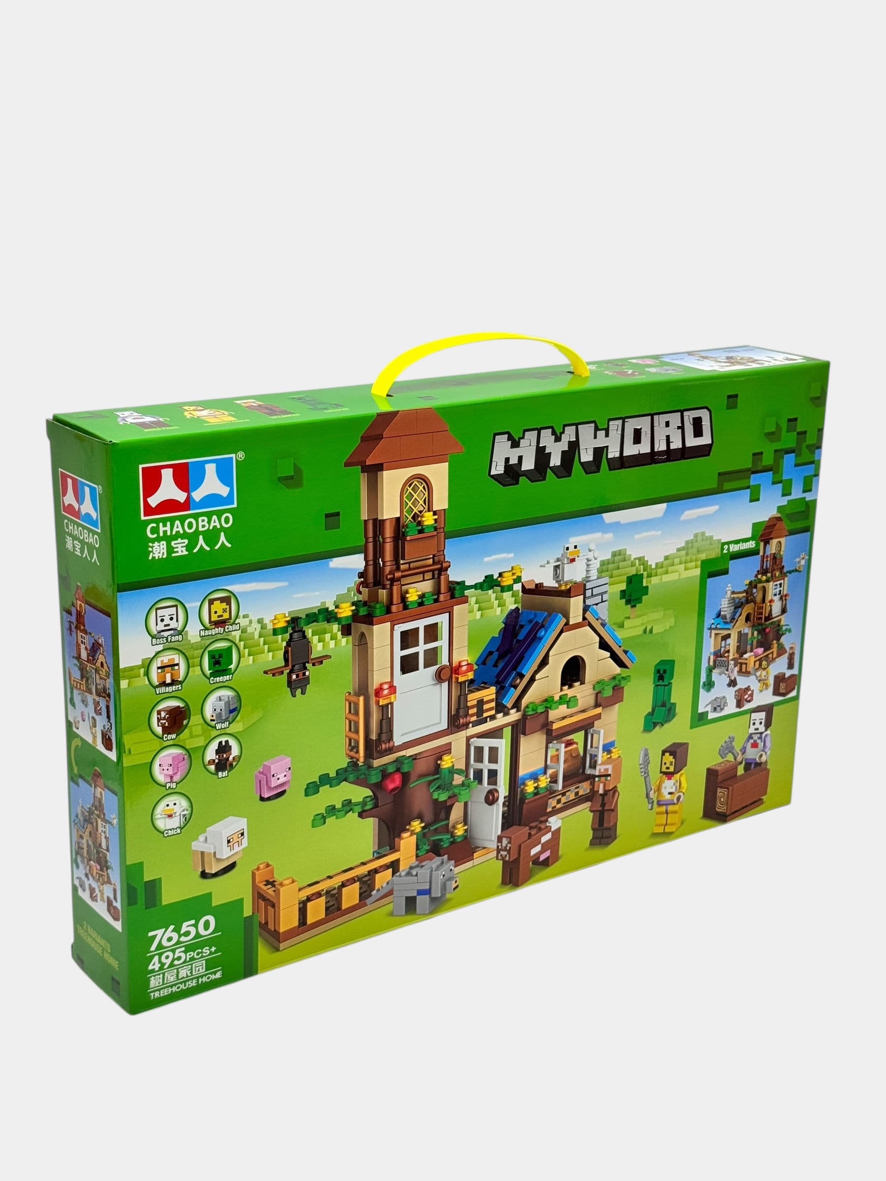 Конструктор Майнкрафт Дом на дереве Treehouse Home, 495+ деталей, для детей