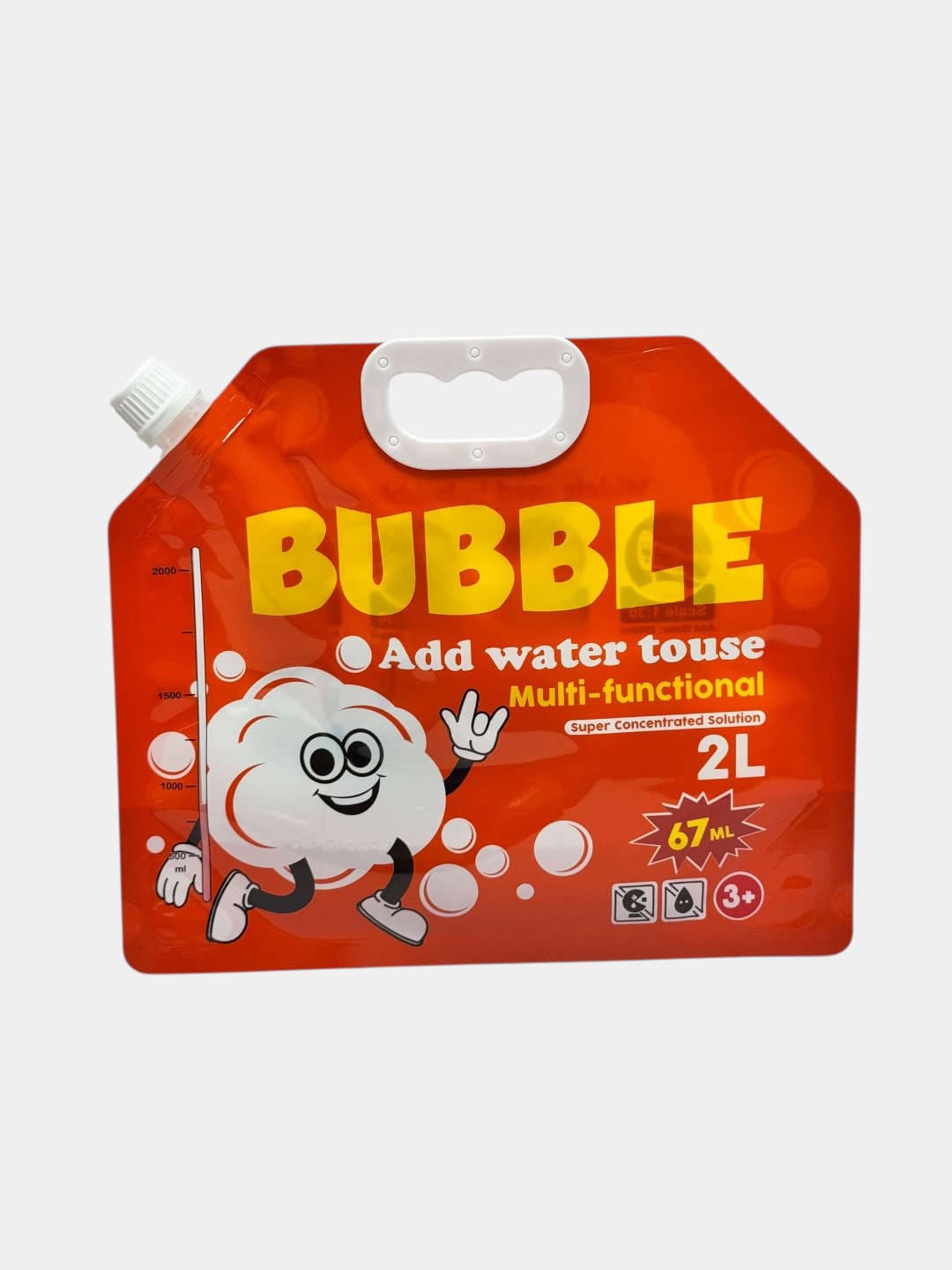 Концентрат для мыльных пузырей BUBBLE, На 2 литра раствора, Для генераторов и игрушек, Развивающий подарок — фото 5
