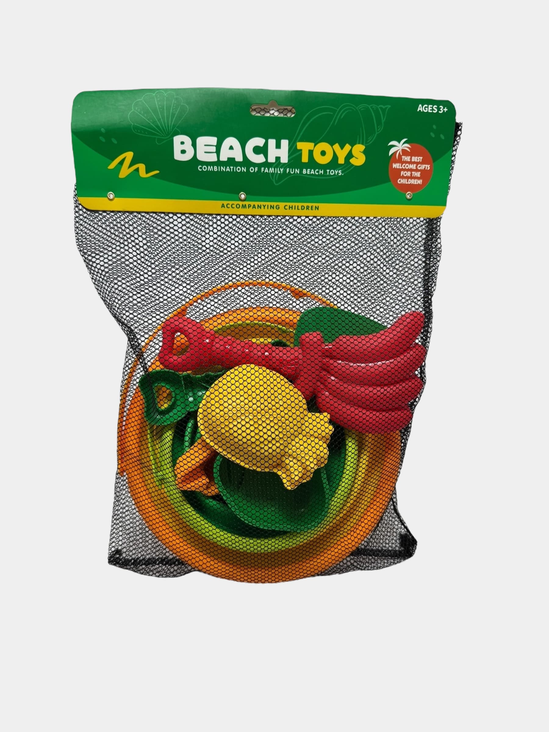 Песочный набор Beach Toys с ведром, лопаткой, граблями и формочкой для детей