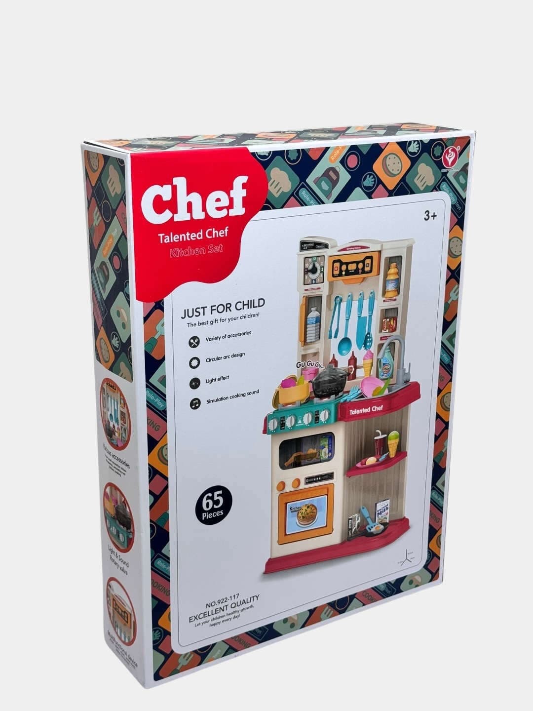 Игровой набор кухня Chef, 65 предметов, интерактивная, для детей от 3 лет — фото 4