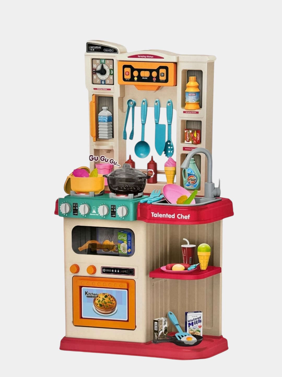 Игровой набор кухня Chef, 65 предметов, интерактивная, для детей от 3 лет — фото 6