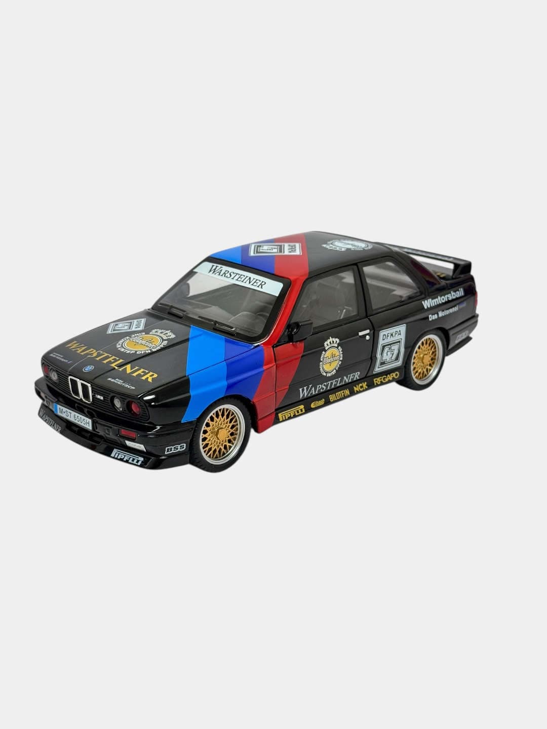 Масштабная модель BMW 1:24, Белая гоночная литая машинка, Для игры и коллекционирования 3+ — фото 2