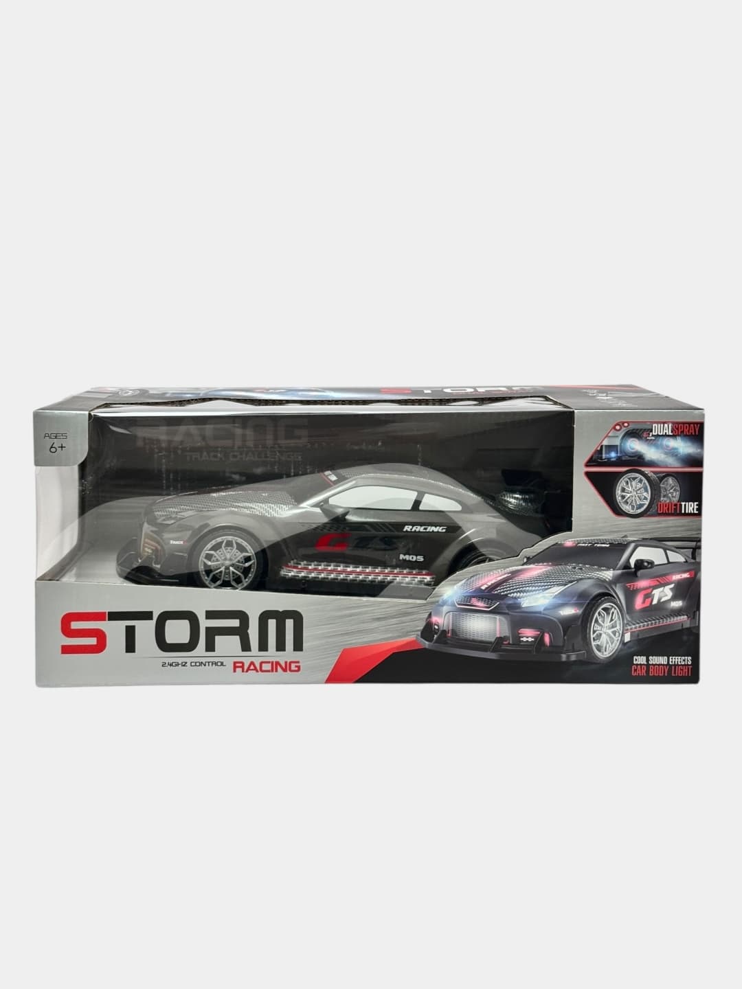 Радиоуправляемая игрушка
Storm Racing Nissan GTR, спецэффекты, для детей — фото 2