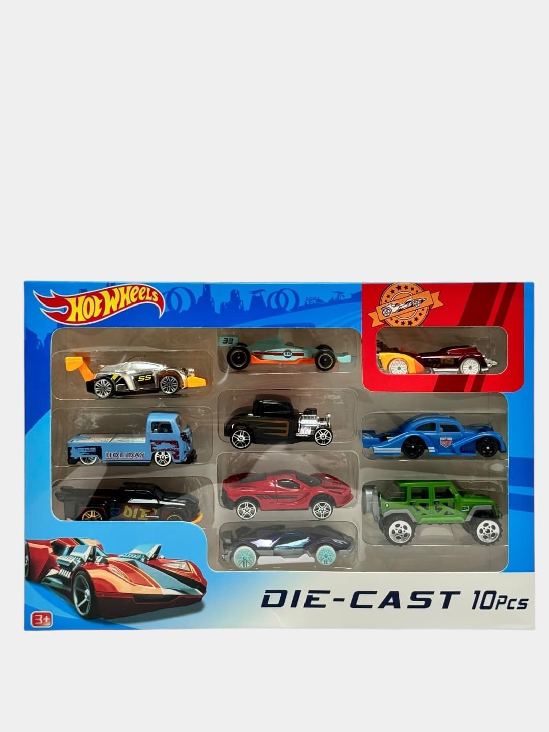 Металлические машинки Hot Wheels "Коллекция" 10 шт, для детей 3+, яркие — фото 2