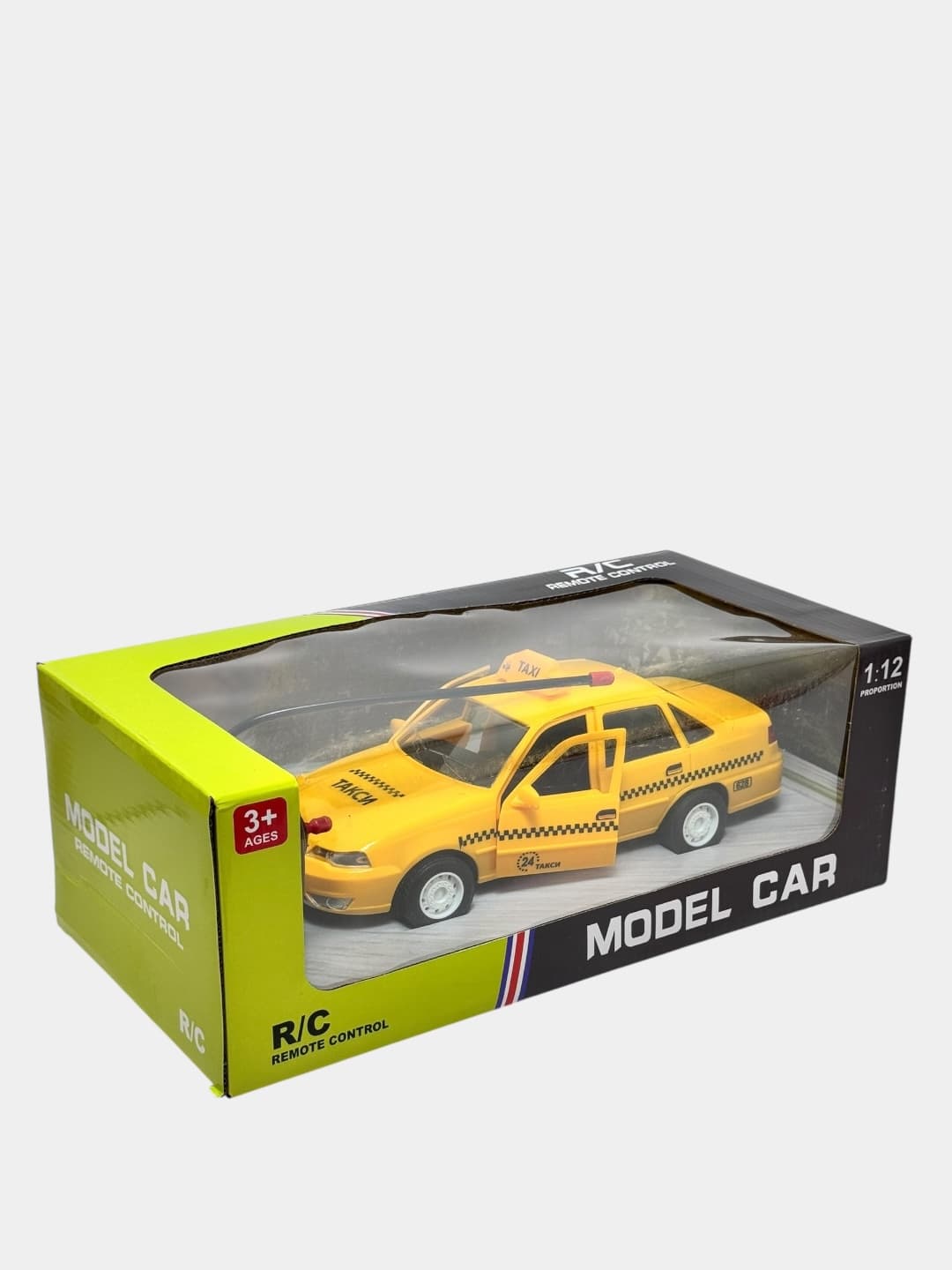 Радиоуправляемая машина Neksiya Taxi, масштаб 1:12, открыв.двери, детям 3+
