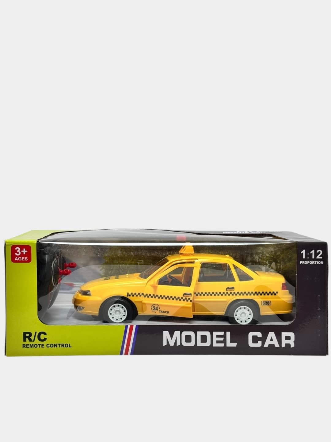 Радиоуправляемая машина Neksiya Taxi, масштаб 1:12, открыв.двери, детям 3+ — фото 2