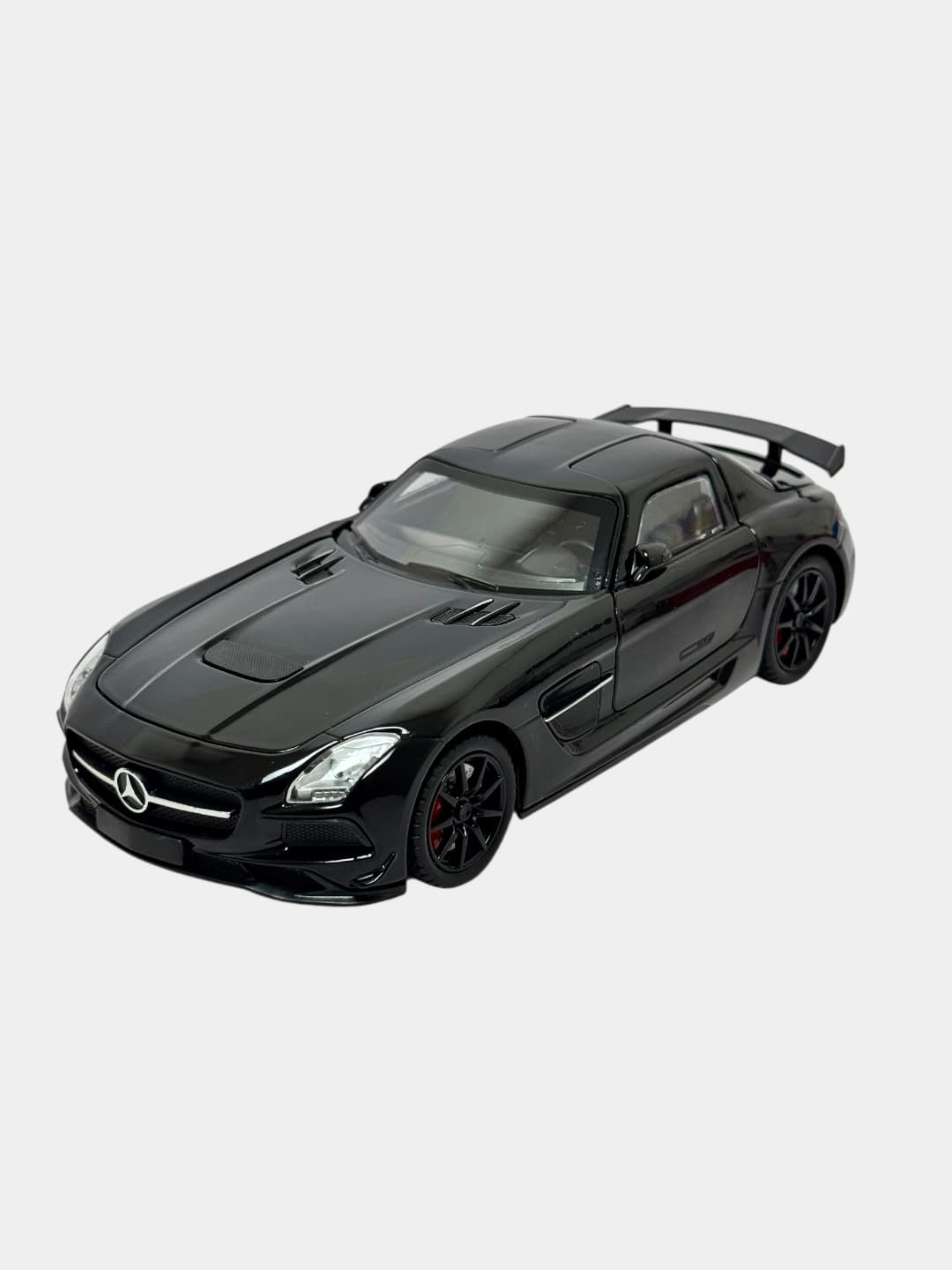 Коллекционная моделька машины Mercedes Benz SLS AMG, металлическая игрушка для мальчиков