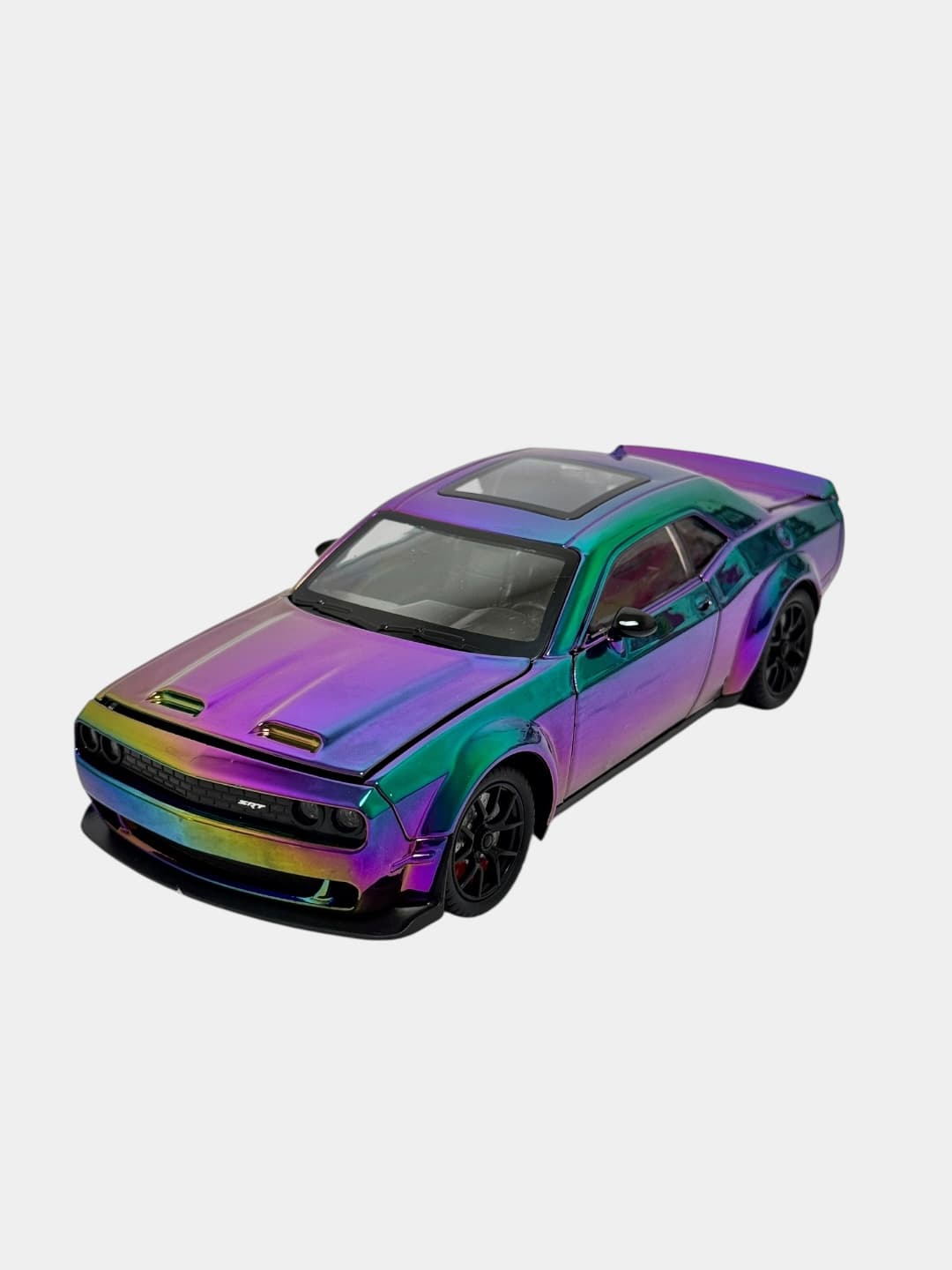 Металлическая модель Dodge Challenger 1:24 Хамелеон, детская