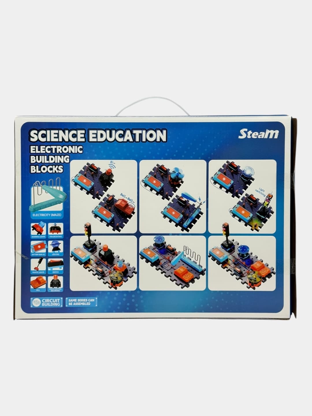 Научный набор STEAM DIY, Набор для электроники и STEM, Для детей от 8 лет, Яркие детали — фото 3