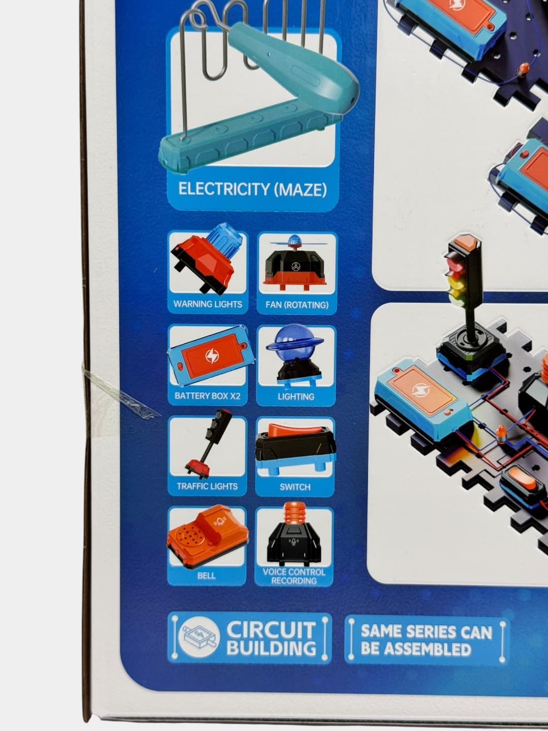 Научный набор STEAM DIY, Набор для электроники и STEM, Для детей от 8 лет, Яркие детали — фото 4
