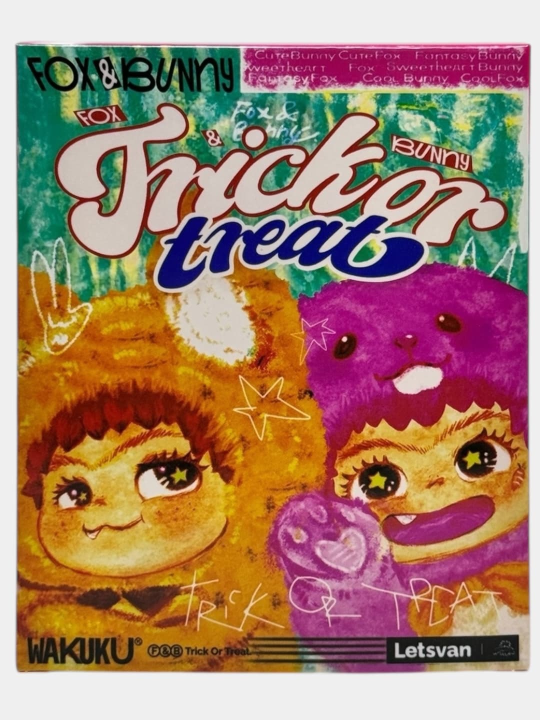 Фигурка Вакуку пушистый монстр-дикарь с длинными ушами Letsvan Trick or Treat Blind Box — фото 2