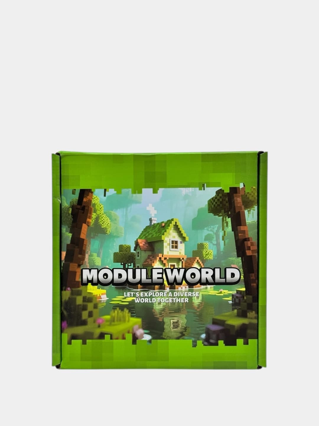 Магнитный конструктор Майнкрафт Module World, 50 блоков для детей — фото 2