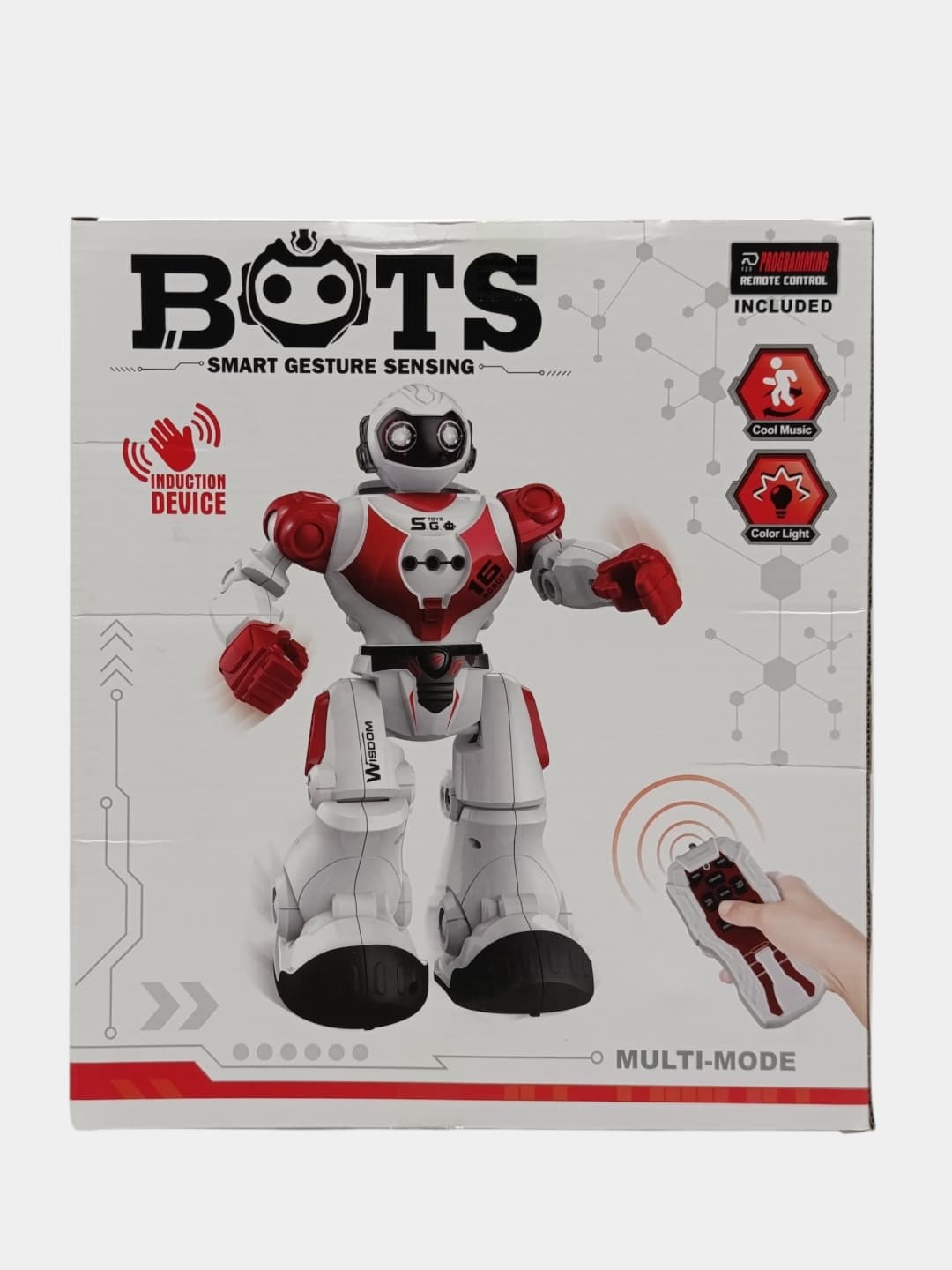 Интерактивный робот BOTS на пульте с управлением жестами, программируемый, танцует и поет — фото 3