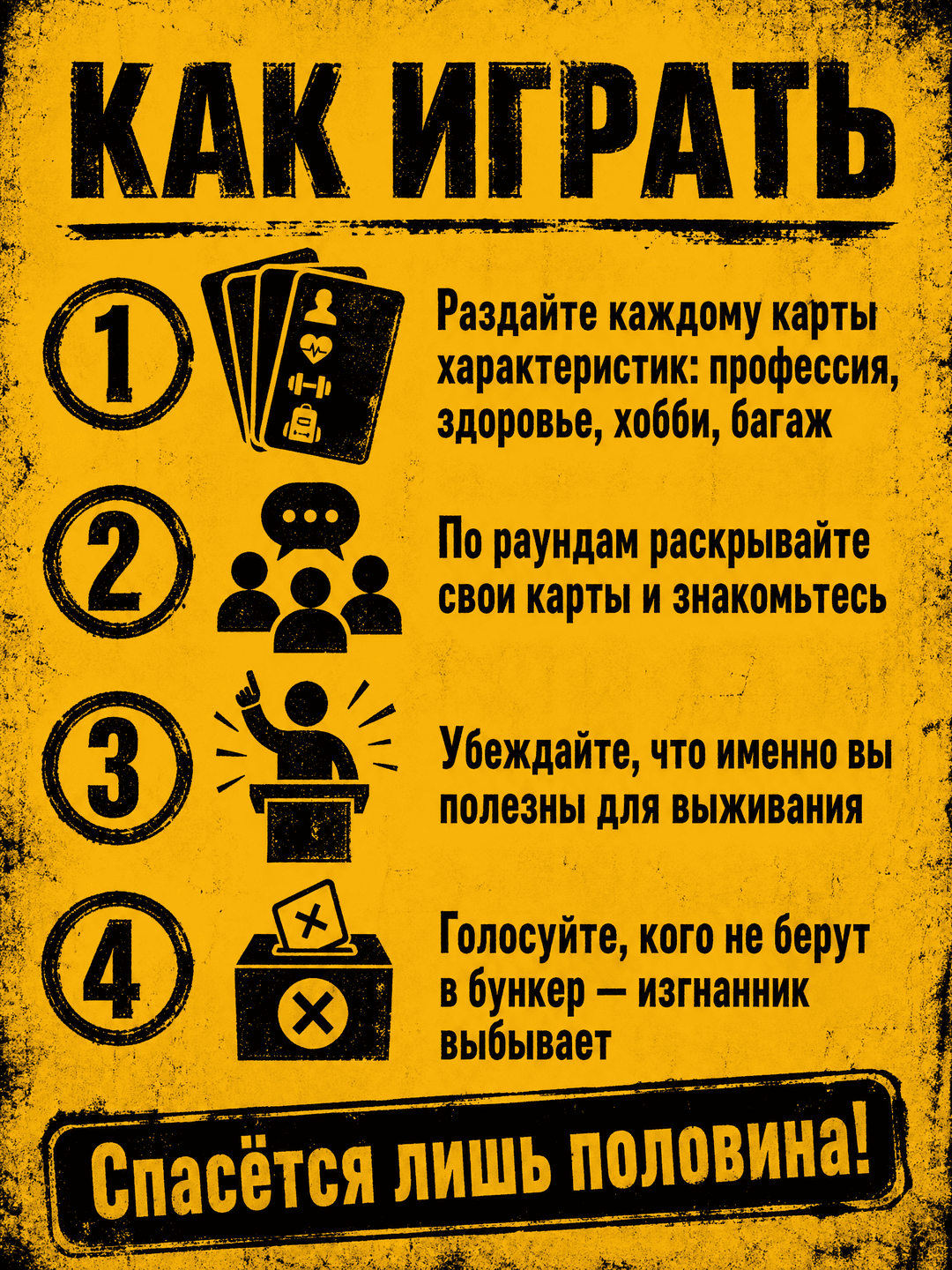 Настольный игра Бункер — фото 4