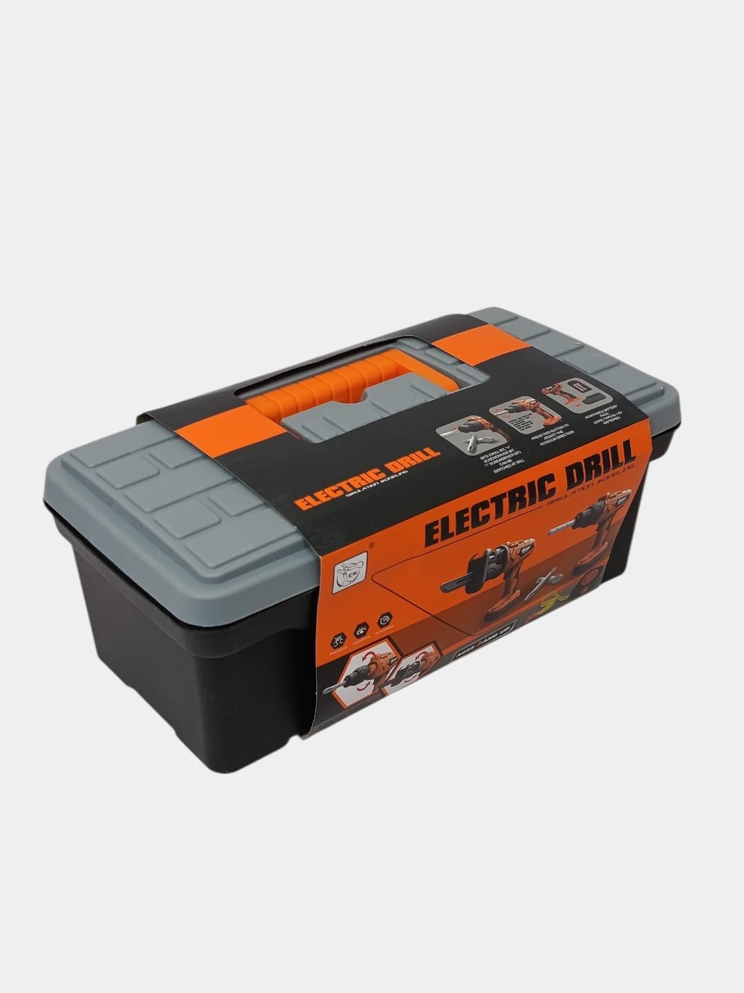 Чемодан инструментов Electric Drill с электрической дрелью и шуруповертом для мальчиков