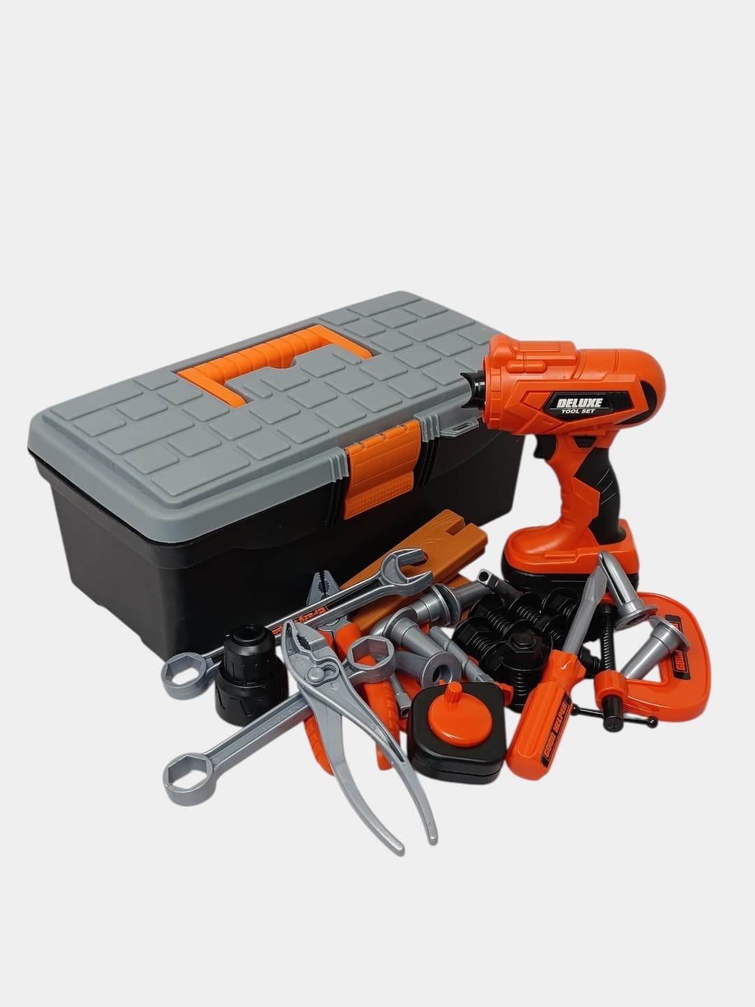 Чемодан инструментов Electric Drill с электрической дрелью и шуруповертом для мальчиков — фото 2
