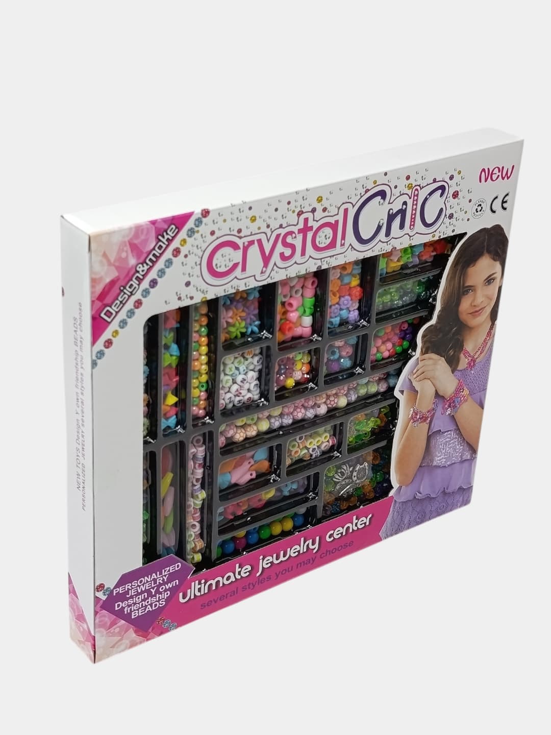 Набор бисера Crystal Chic Ultimate Jewelry Center для создания украшений и браслетов