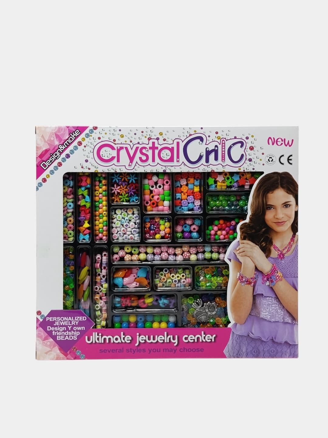 Набор бисера Crystal Chic Ultimate Jewelry Center для создания украшений и браслетов — фото 2