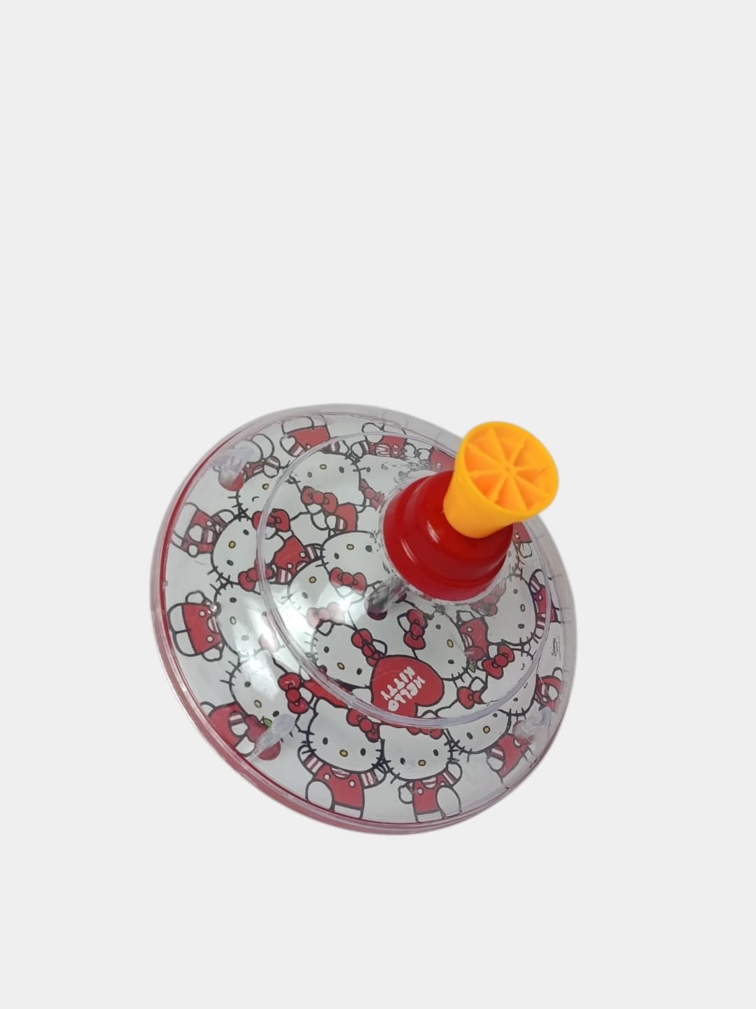 Классическая юла для детей, С яркими рисунками Hello Kitty и животных, Для развития моторики и сенсорики от 1,5 лет — фото 4