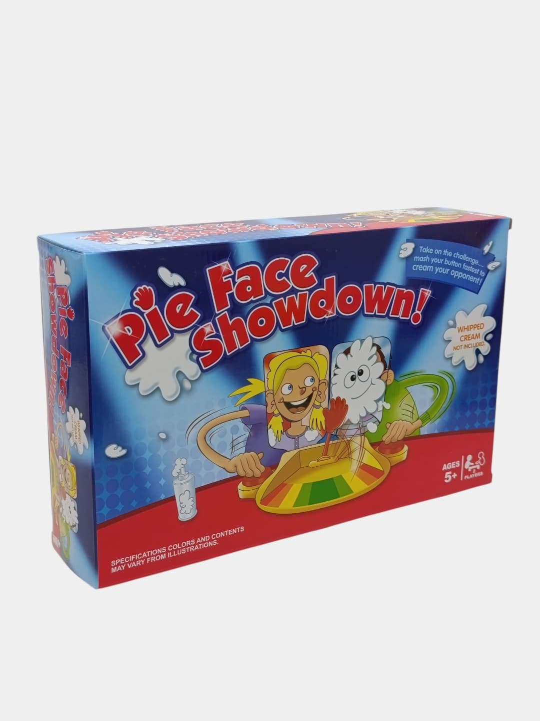 Настольная игра Пирог в лицо Showdown!, для двоих, семейная и развивающая, детям от 5 лет