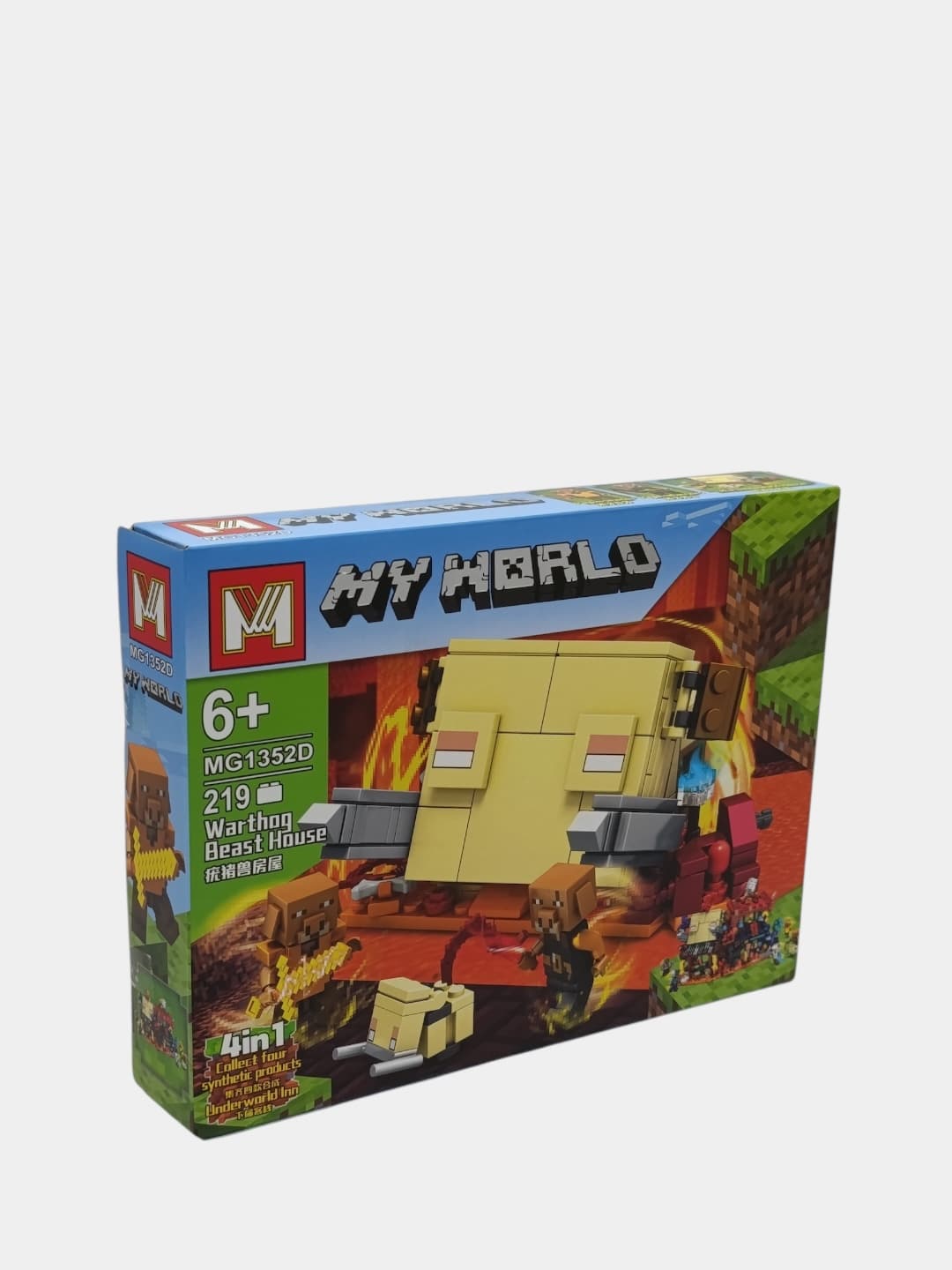 Конструктор Майнкрафт My World Винная лавка Нижнего мира с мини-фигурками — фото 8