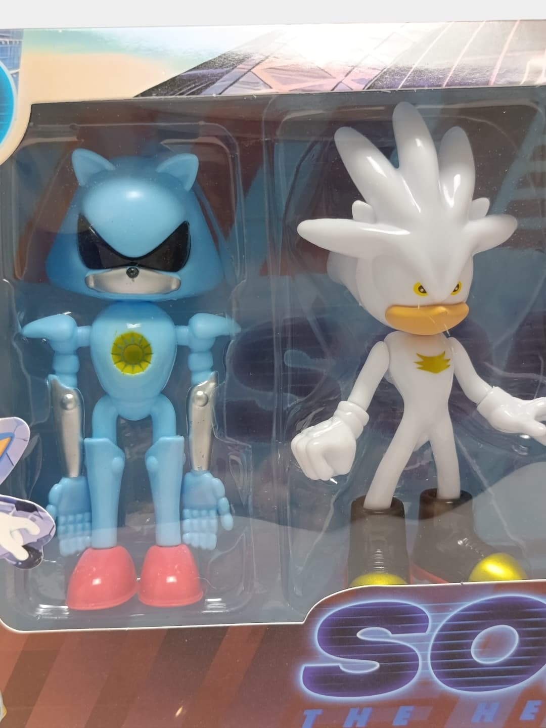 Игровой набор фигурок Соник Sonic the Hedgehog, Метал Соник, Сильвер, Наклз, 4 штуки — фото 3