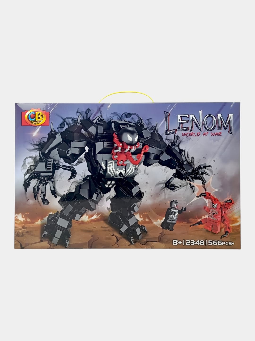 Конструктор Веном CB Toys 566 деталей, подвижный робот Мех и фигурка Карнаж для мальчиков — фото 2