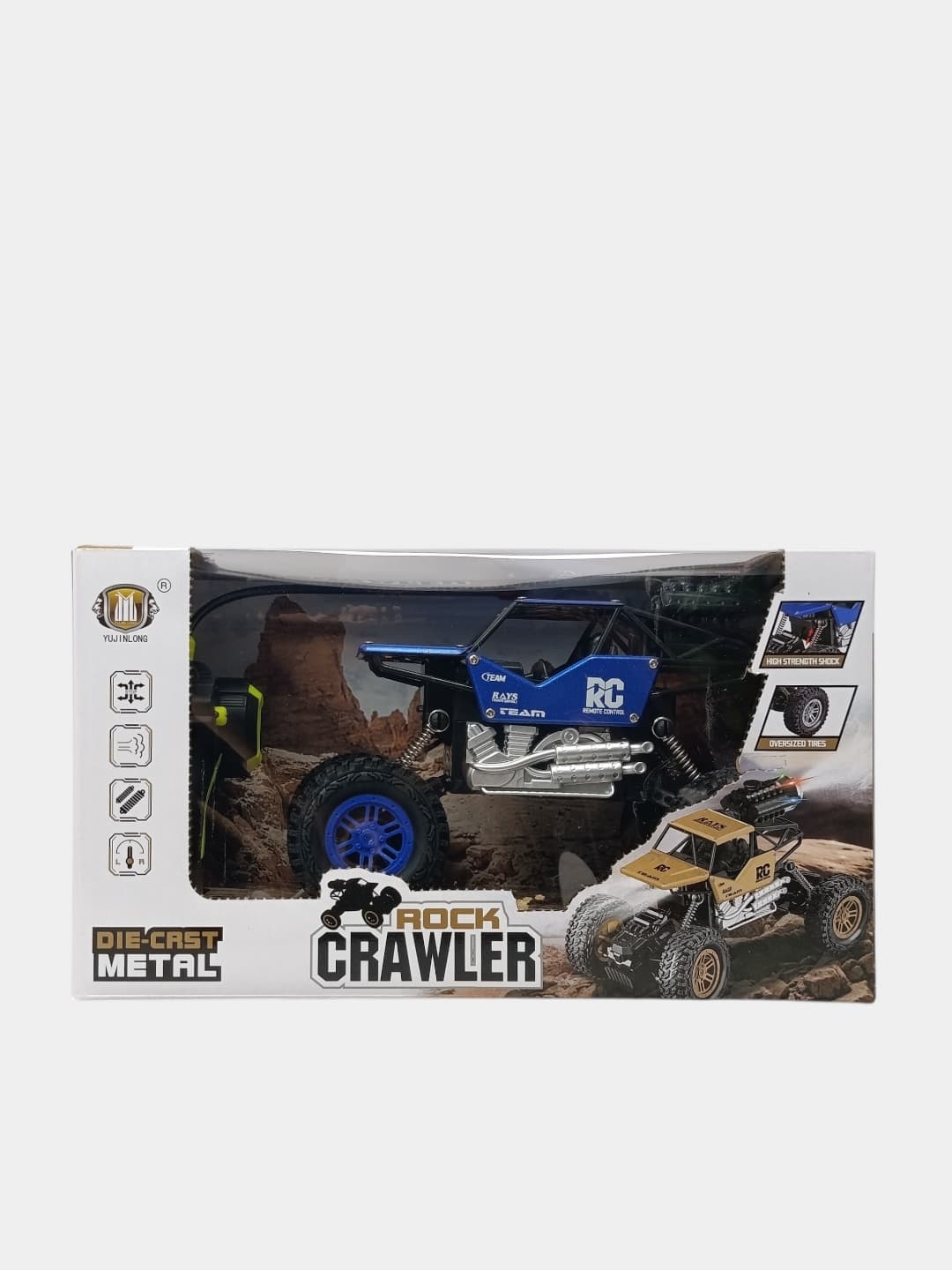 Радиоуправляемая машина внедорожник Rock Crawler, Металлический корпус, 1:18 — фото 2