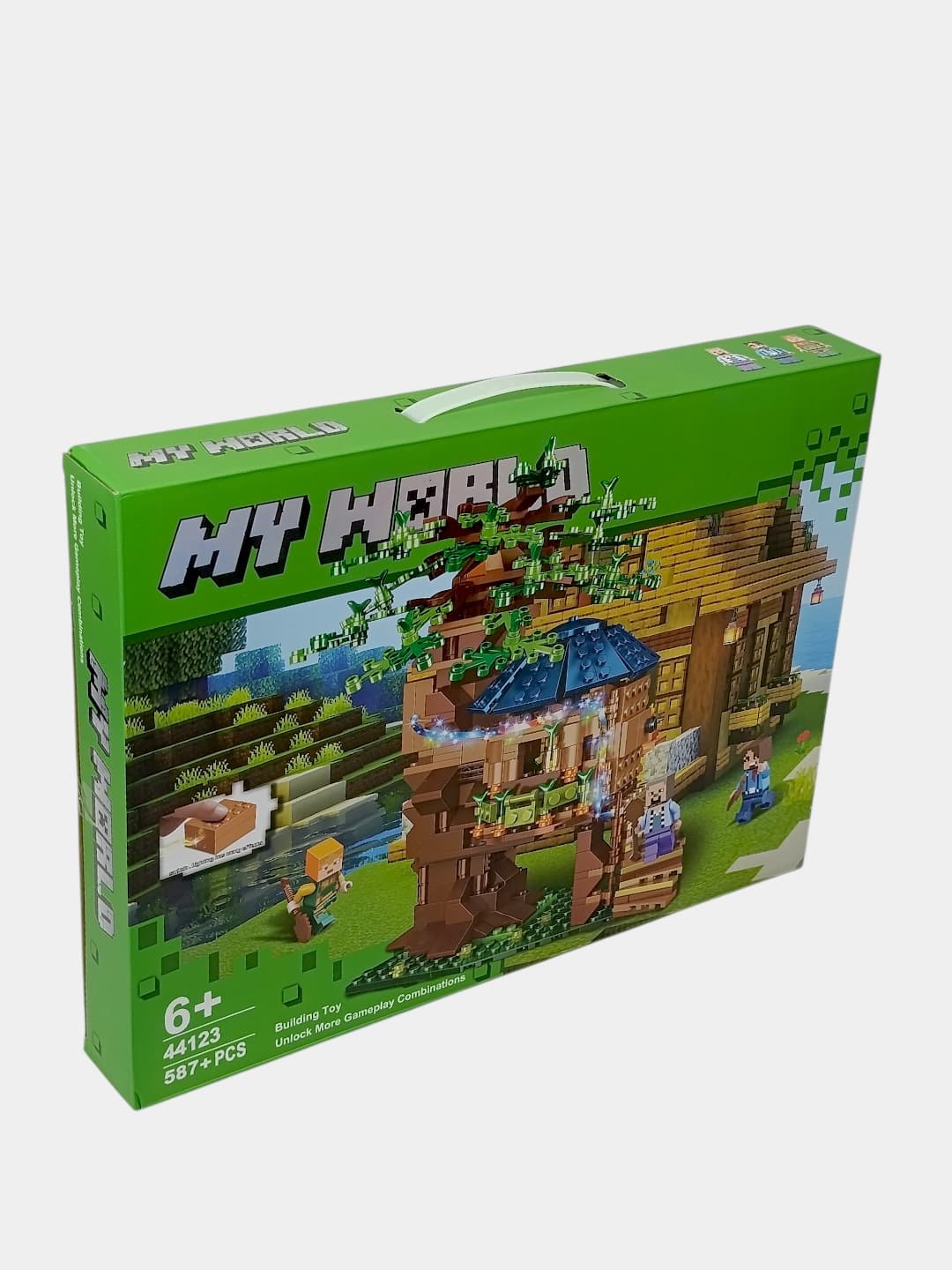 Конструктор Майнкрафт, игровой набор для детей, 587 деталей