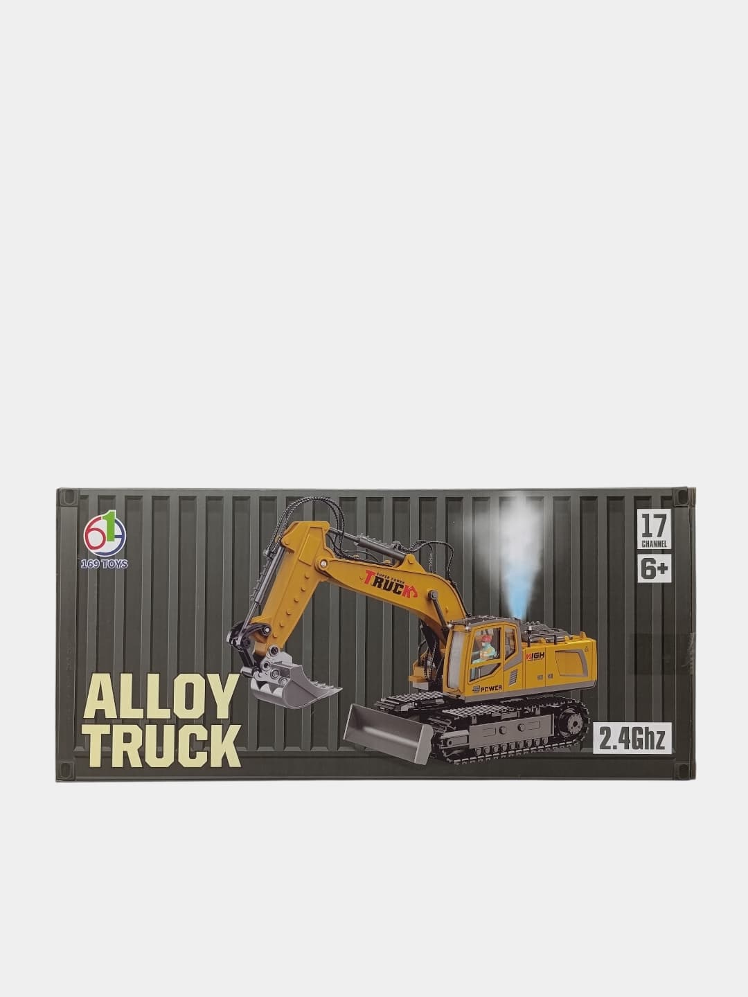 Р/У экскаватор Alloy Truck Excavator гусеничный с металлическим ковшом, 17 каналов, 2.4 ГГц — фото 2