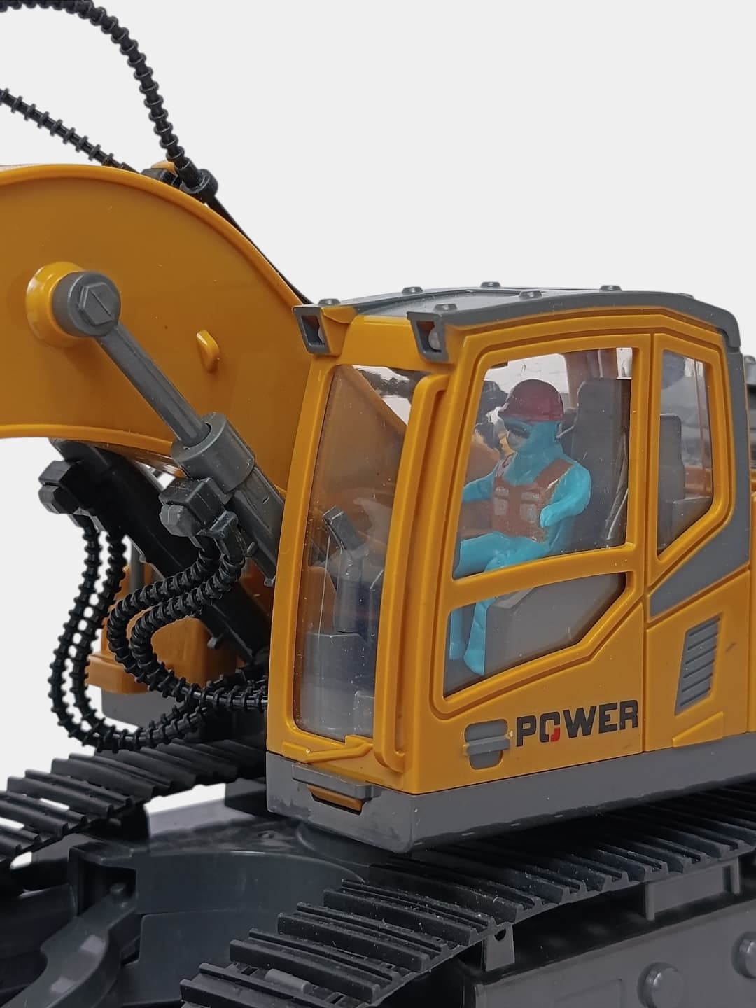 Р/У экскаватор Alloy Truck Excavator гусеничный с металлическим ковшом, 17 каналов, 2.4 ГГц — фото 4