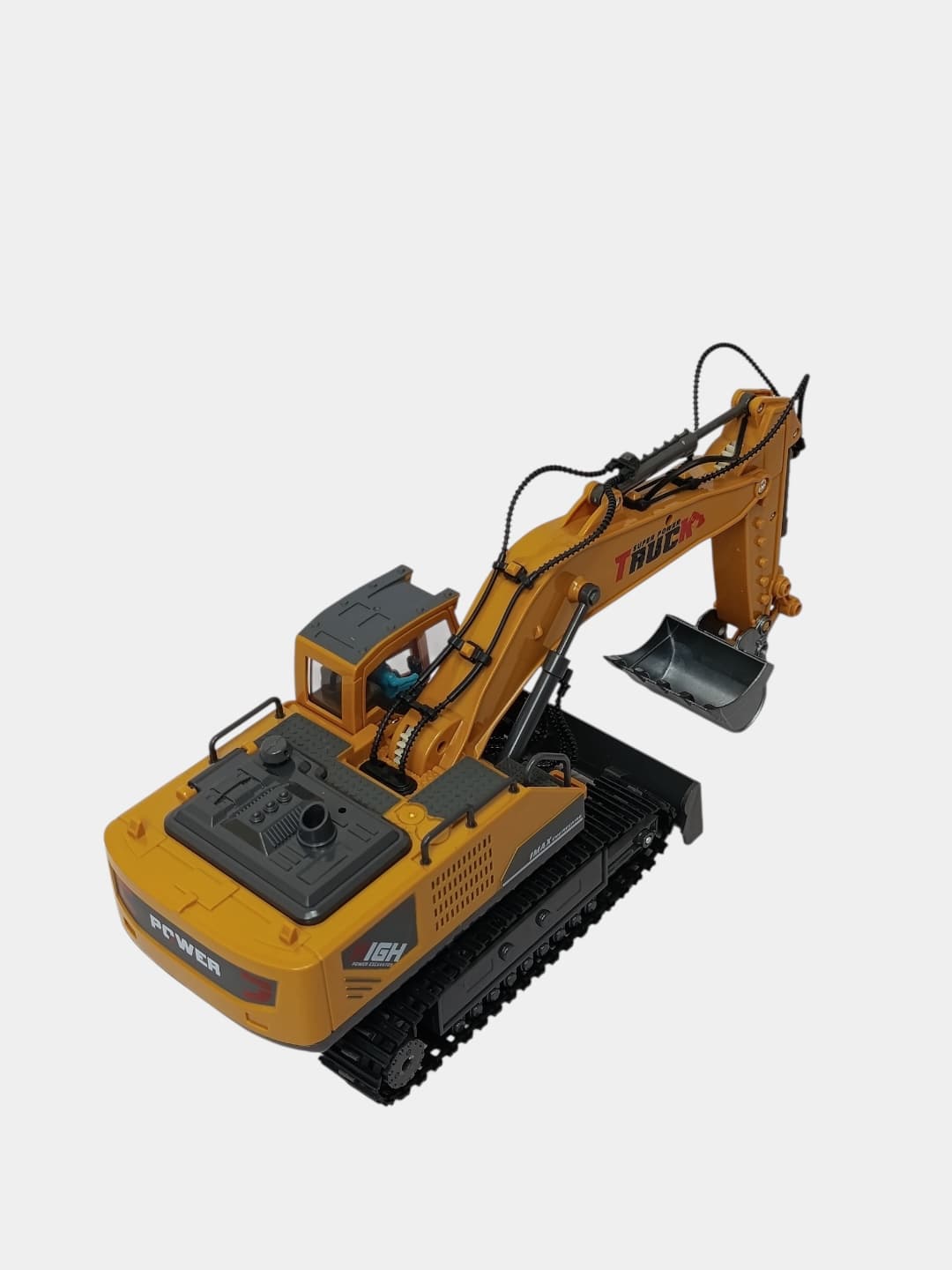 Р/У экскаватор Alloy Truck Excavator гусеничный с металлическим ковшом, 17 каналов, 2.4 ГГц — фото 7