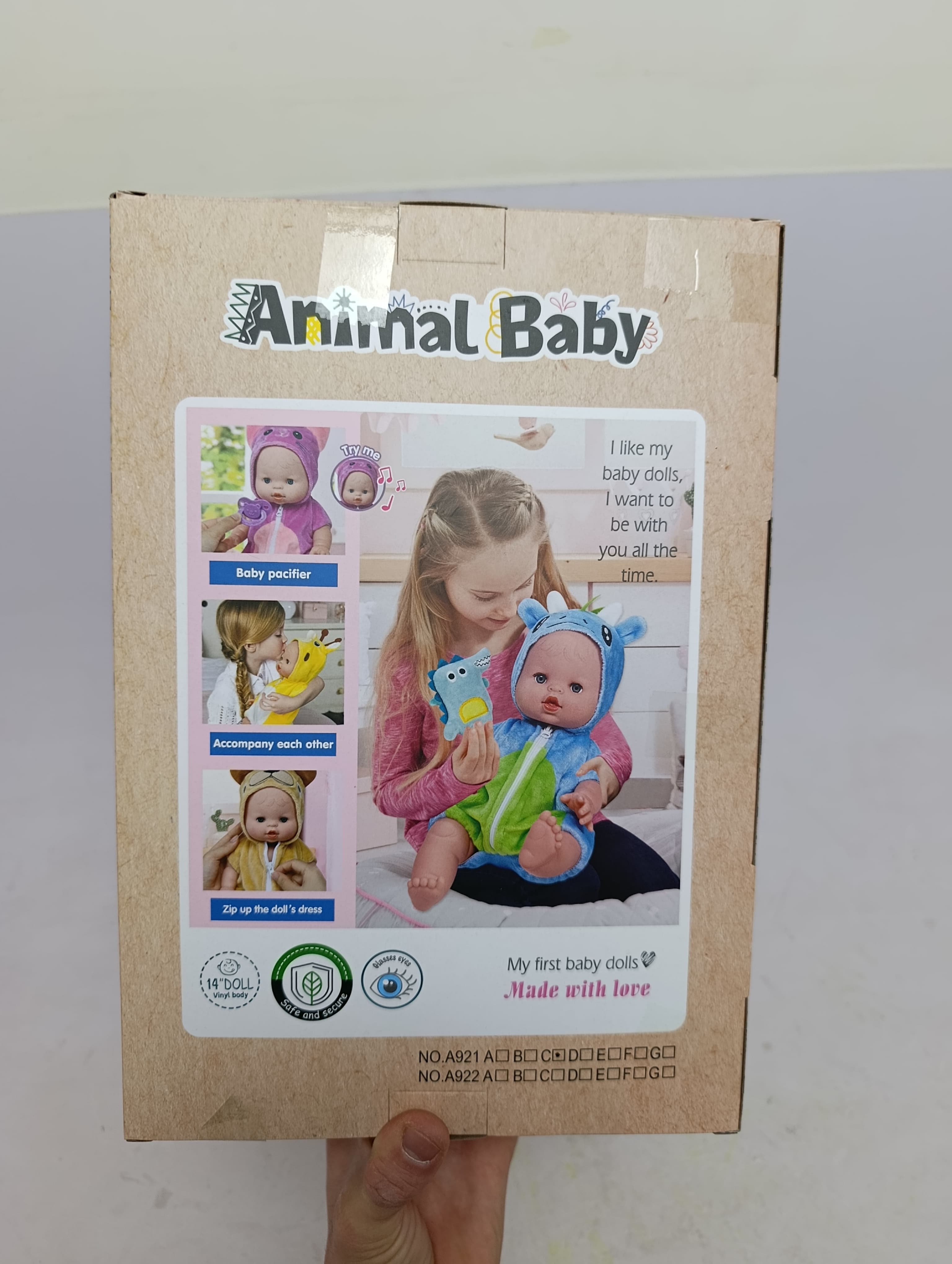 Интерактивная кукла пупс Baby Animal музыкальная, с реалистичными звуками для девочек — фото 3