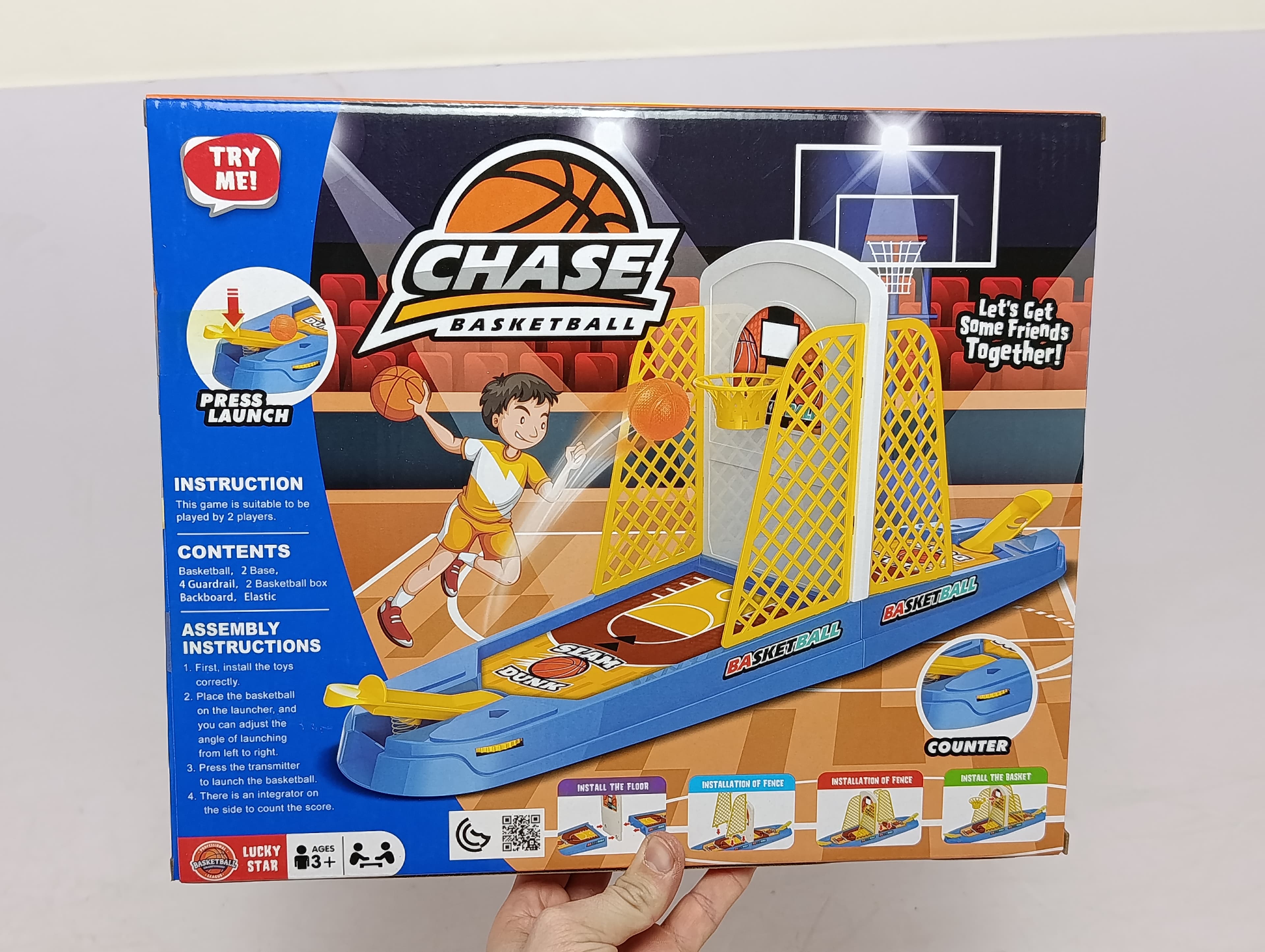 Настольная игра баскетбол CHASE BASKETBALL GOODSUN со счетчиком очков — фото 3