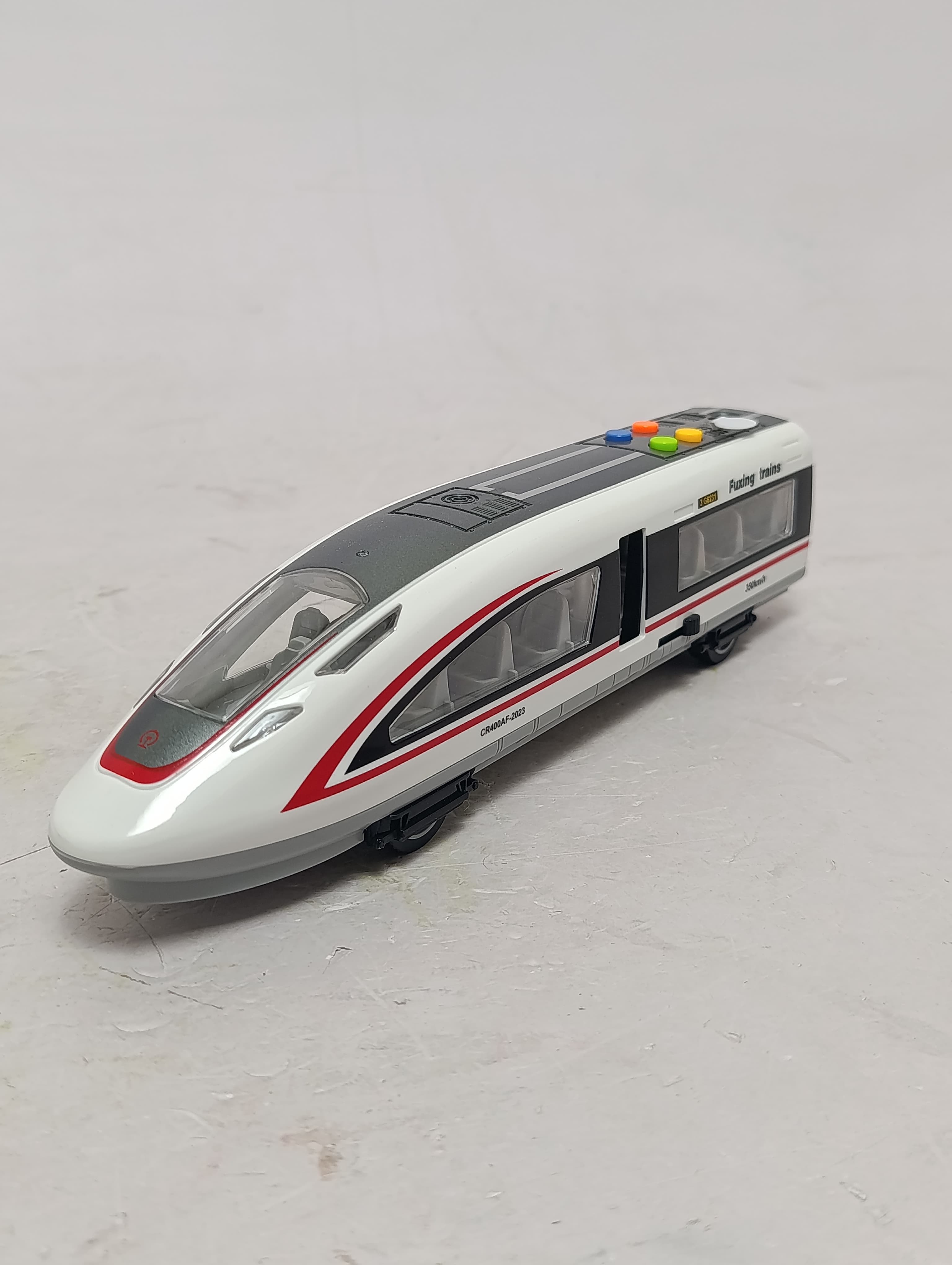 Высокоскоростной поезд Fuxing WENYI Light Striker со звуком и светом для детей — фото 8