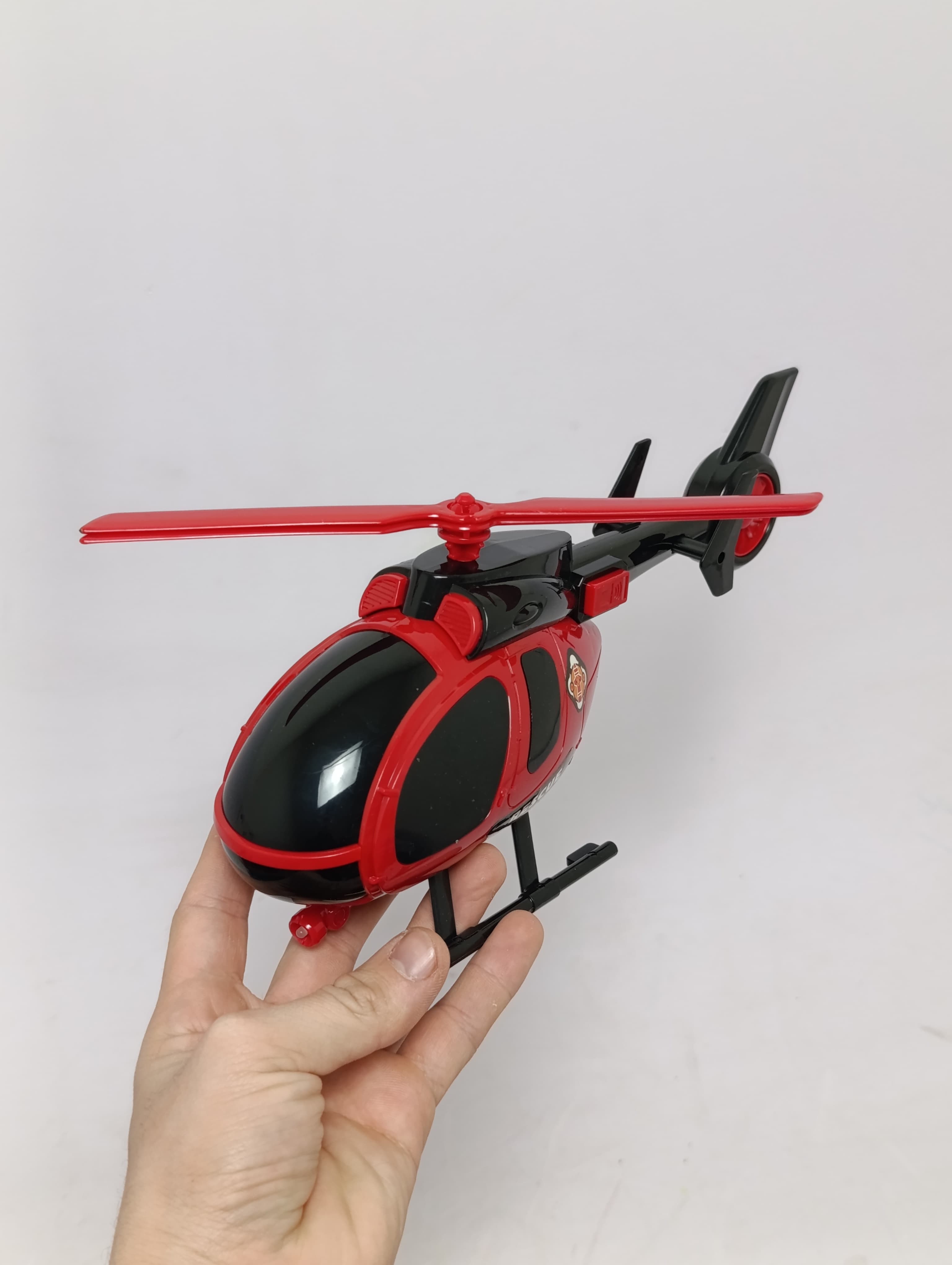 Спасательный вертолёт и машина City Rescue, игровой набор со светом и звуком для мальчиков — фото 4