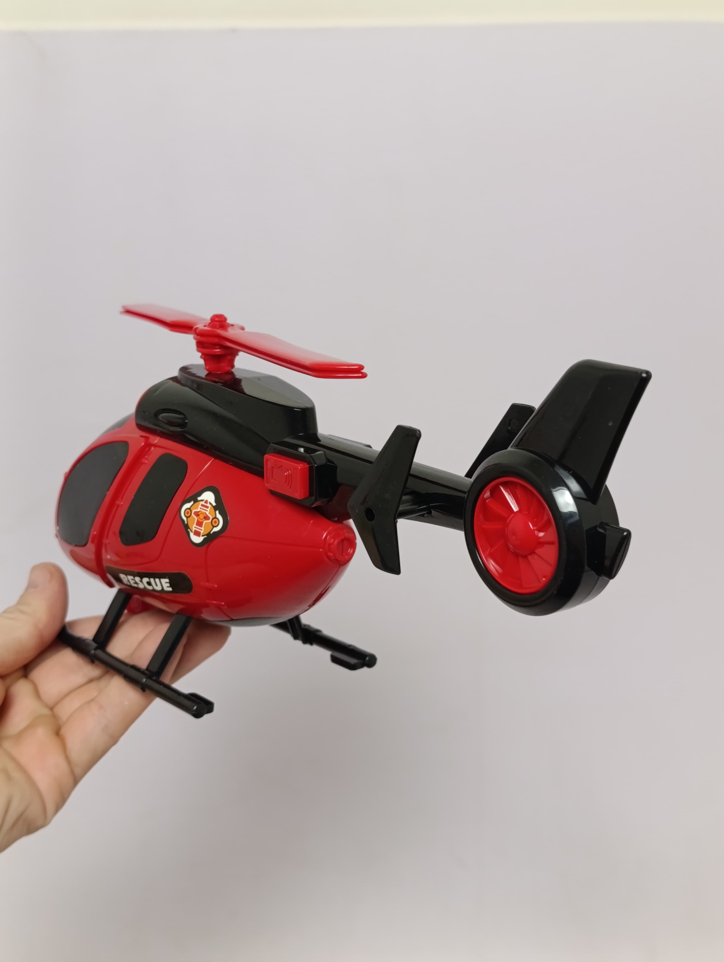 Спасательный вертолёт и машина City Rescue, игровой набор со светом и звуком для мальчиков — фото 6