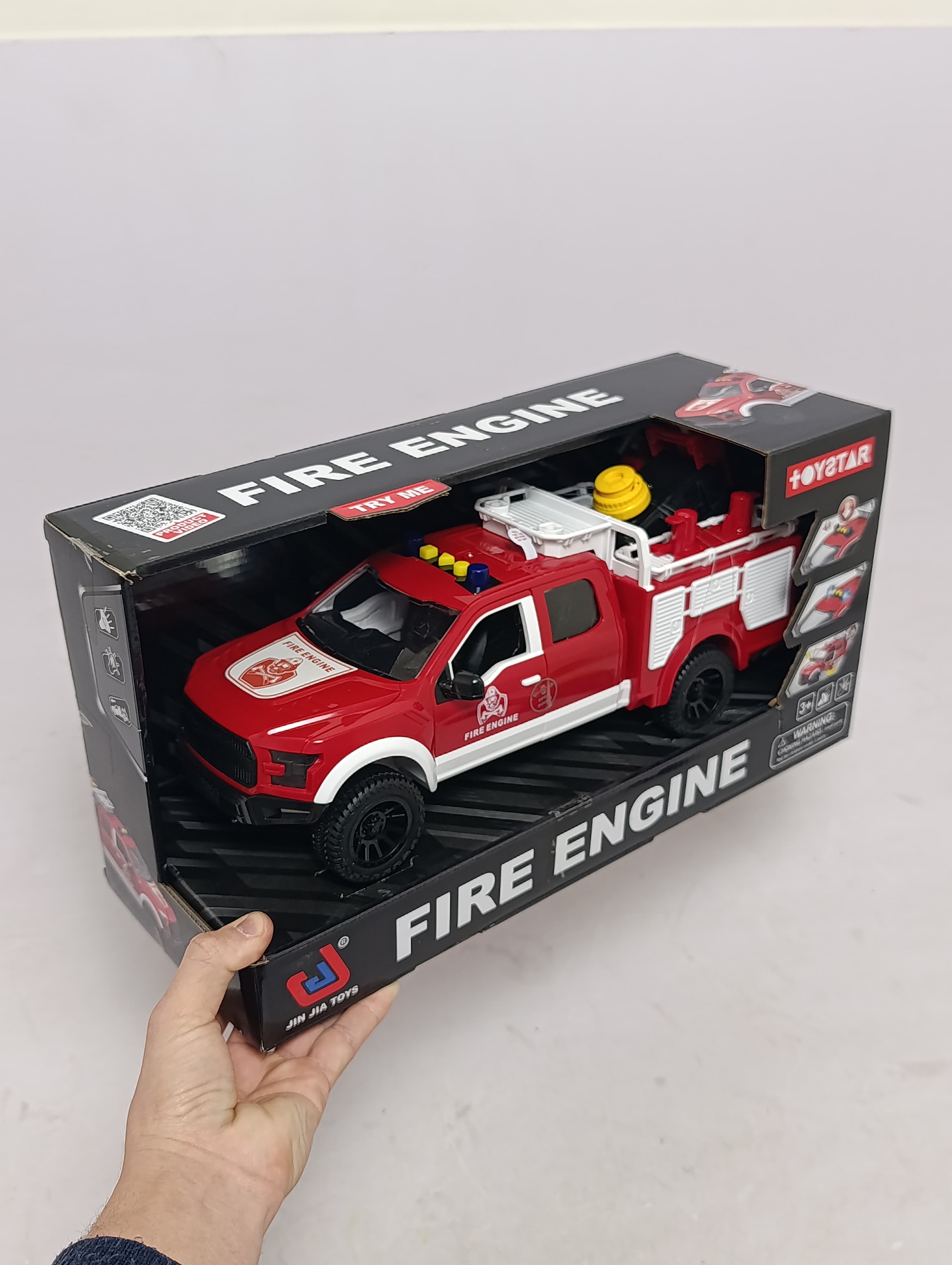 Пожарная машина пикап Jin Jia Toys со световыми и звуковыми эффектами для детей
