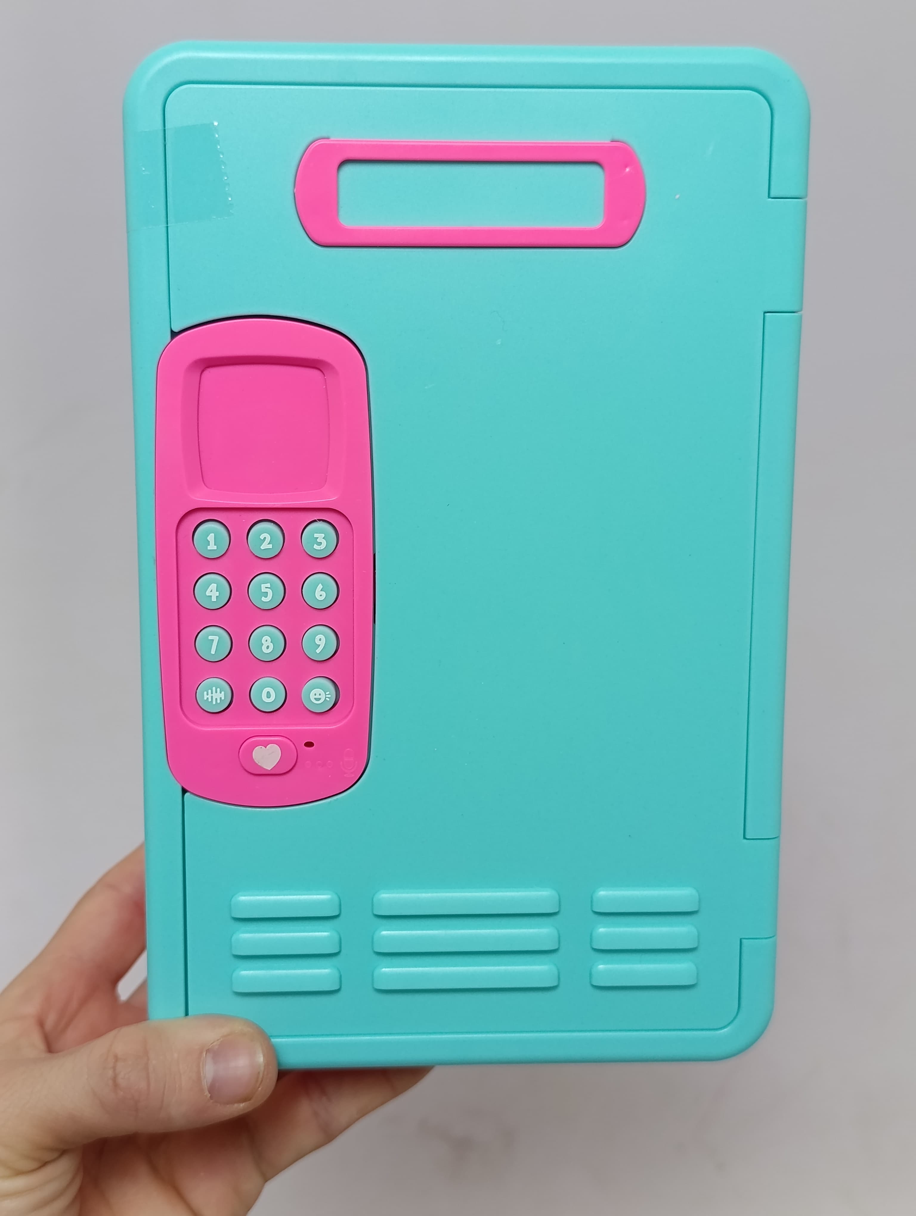 Детский сейф-копилка WF-3028A шкафчик-локер с паролем и звуком для хранения денег — фото 5